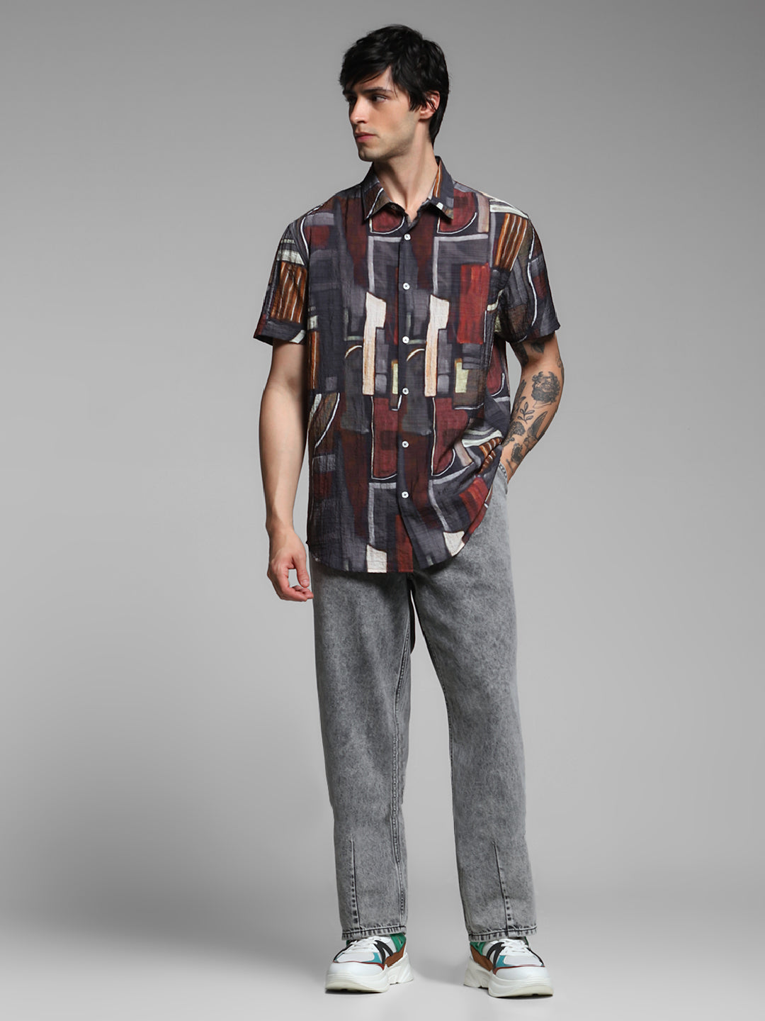 Printed Comfort Fit Shirt