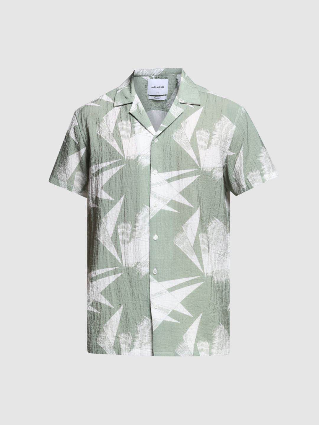 Green Printed Lyocell Shirt
