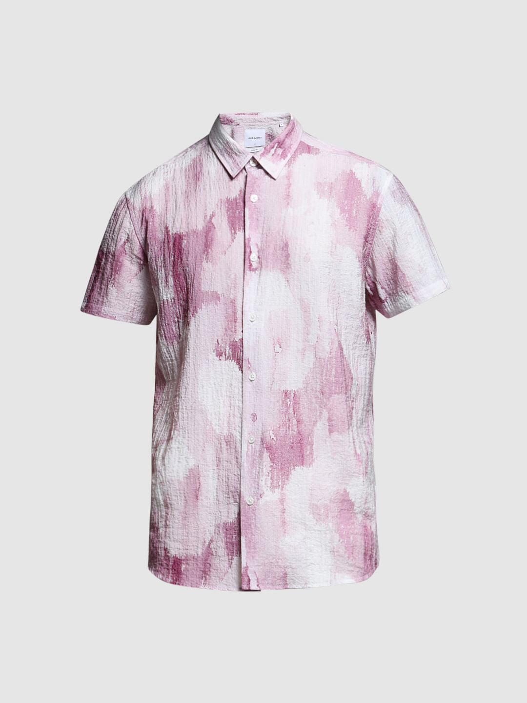Pink Printed Lyocell Shirt