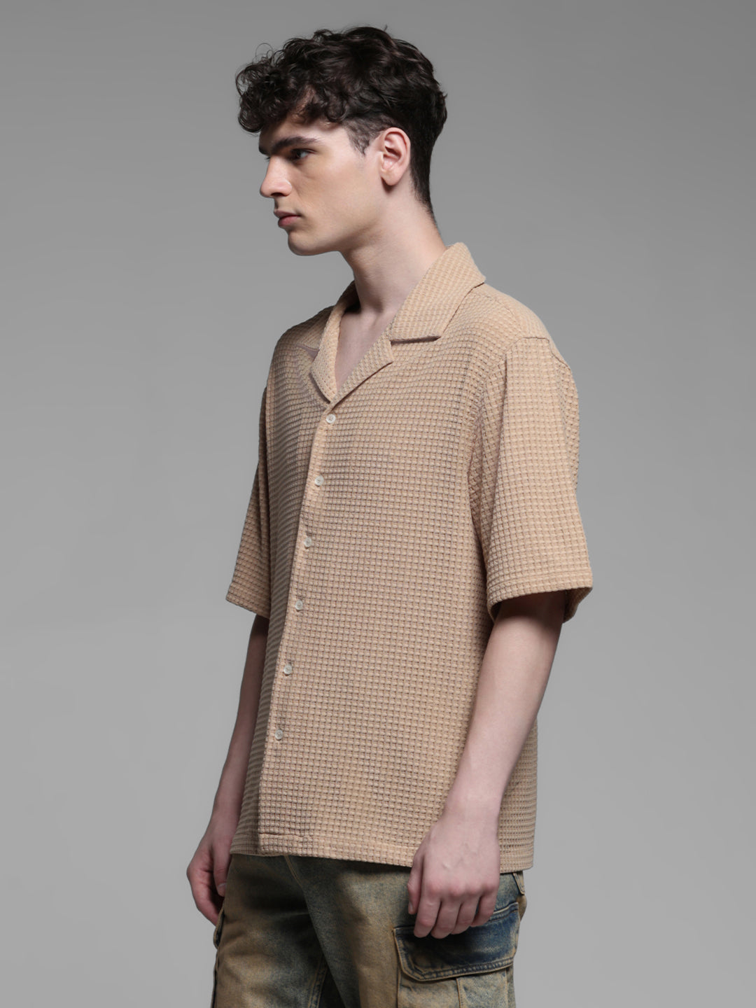 BEIGE Oversized Overshirt