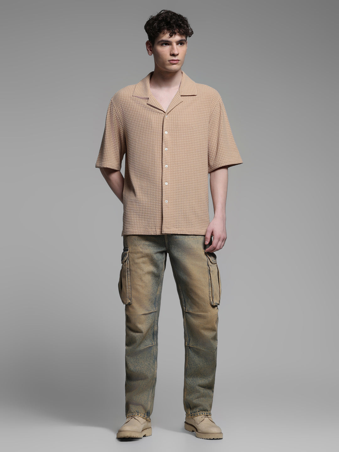 BEIGE Oversized Overshirt