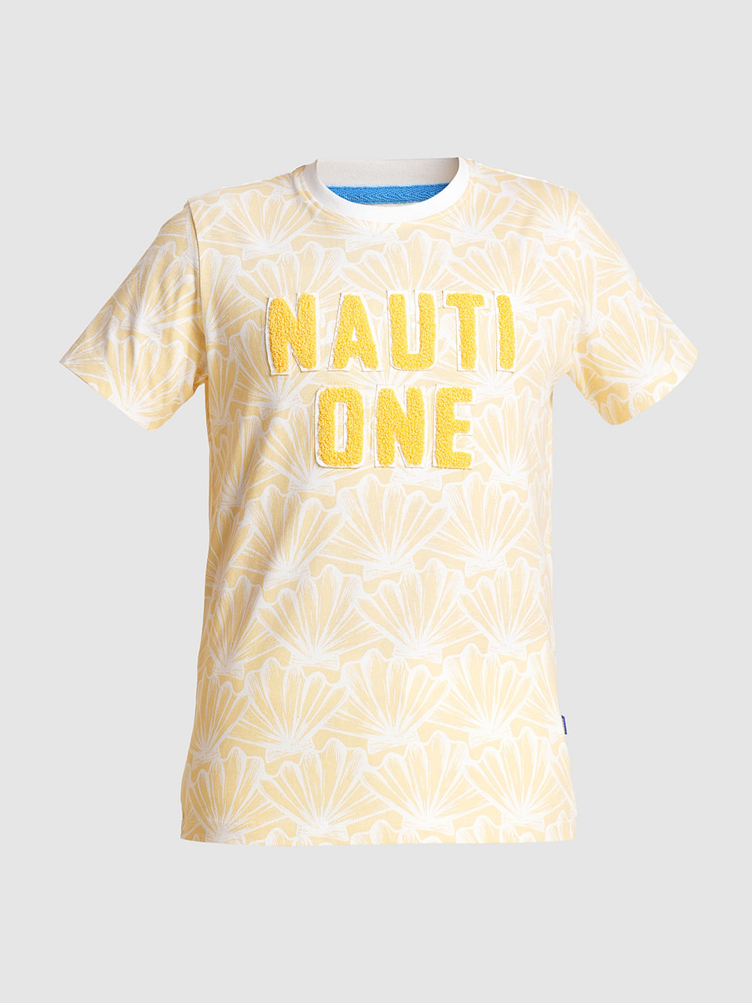 Boys Yellow Nautical Print T-Shirt