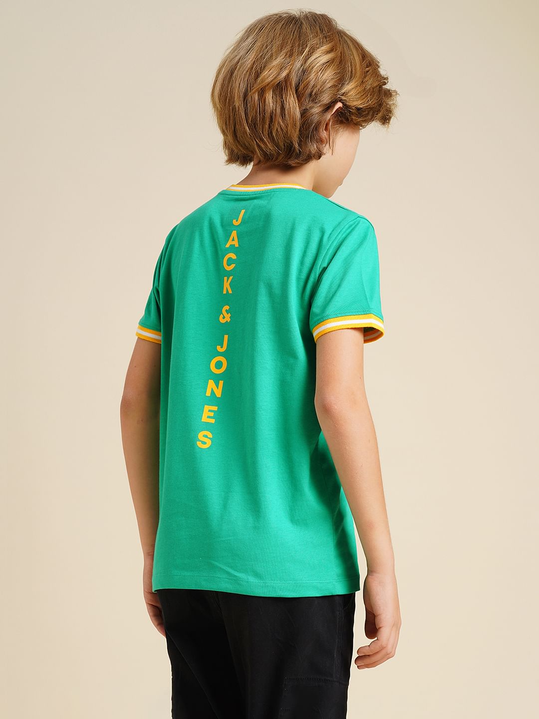 Boys Green Ninja Turtles Print T-shirt