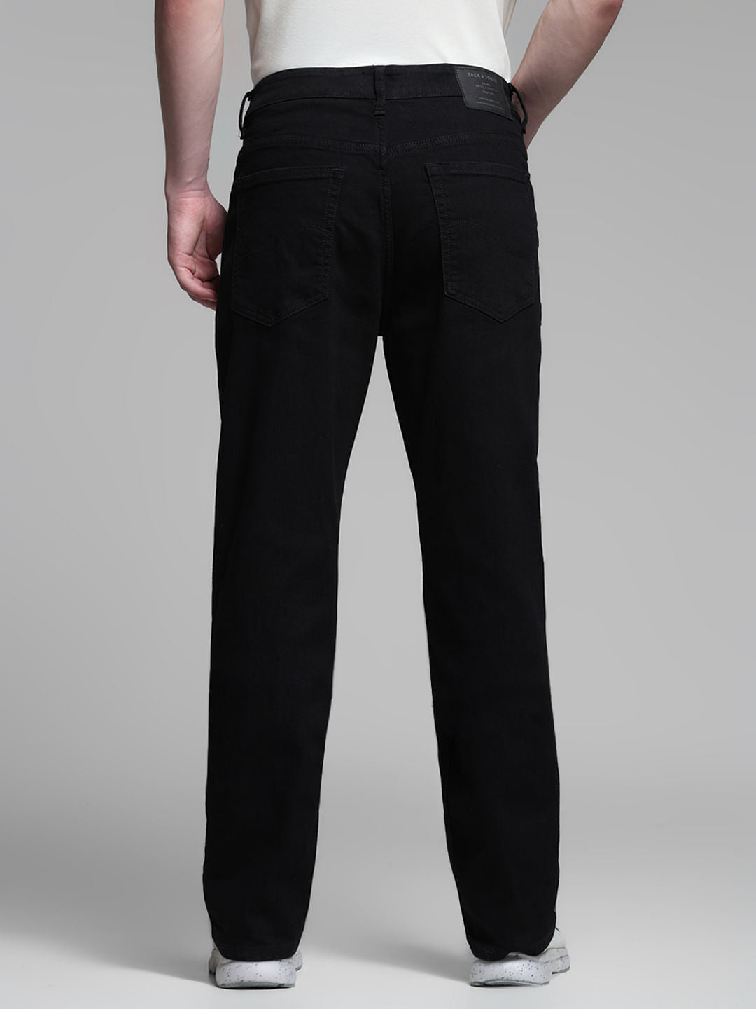 Black High Rise Bootcut Jeans