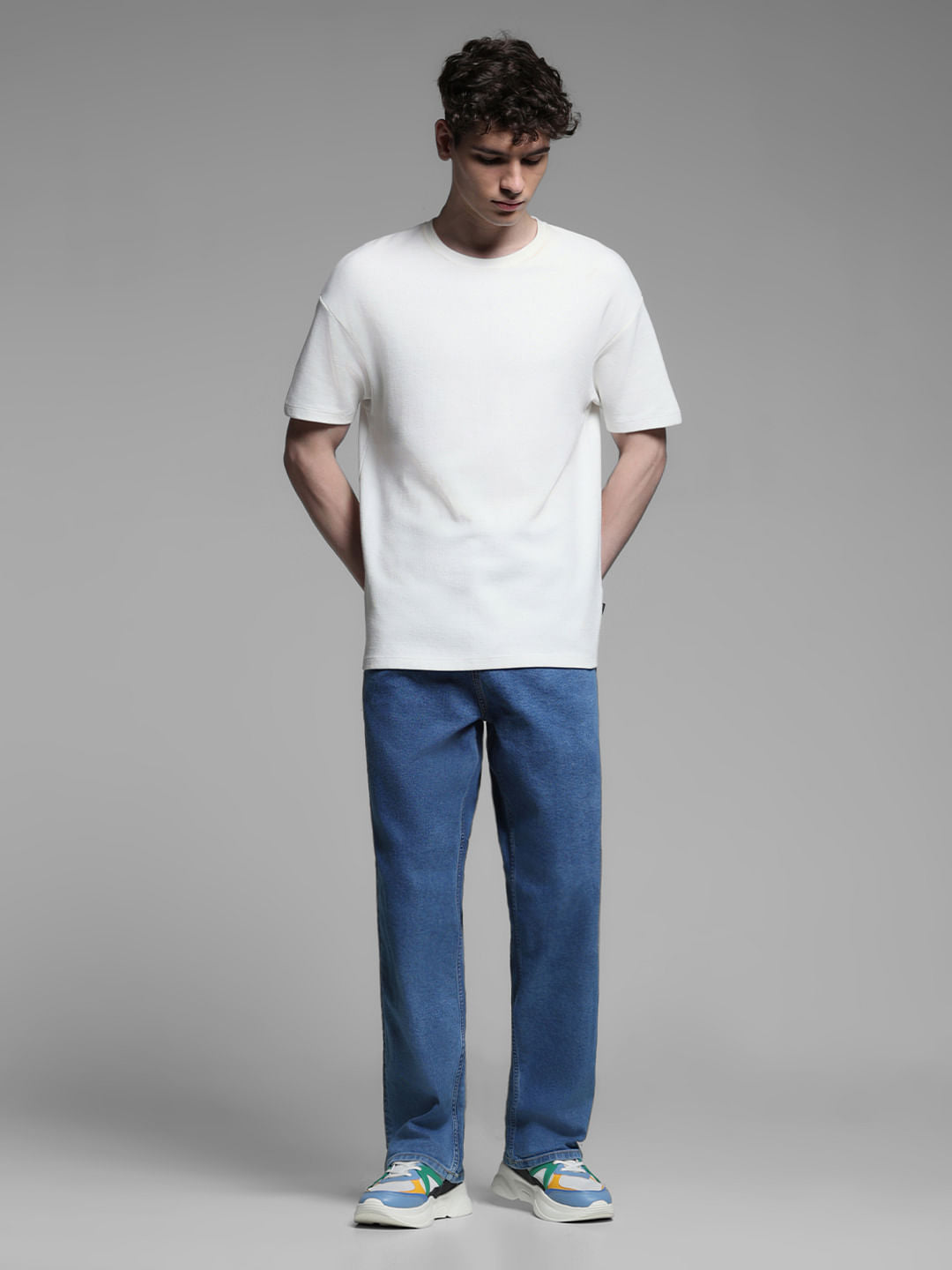 Light Blue High Rise Dario Loose Fit Jeans