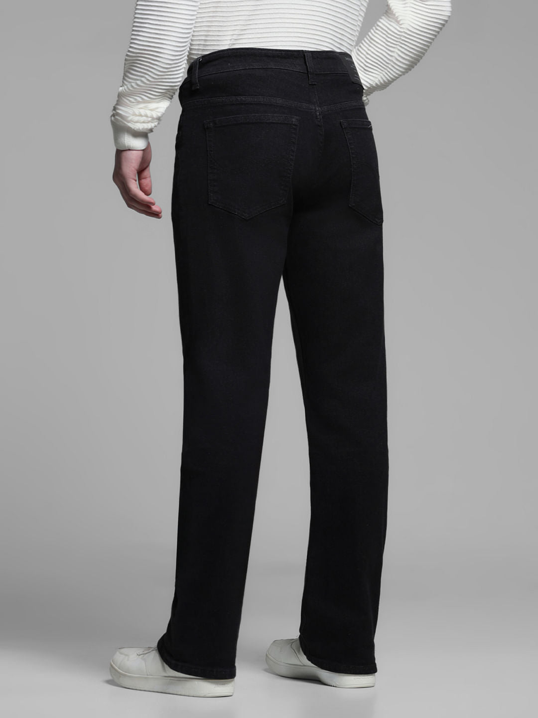 Black High Rise Bootcut Jeans