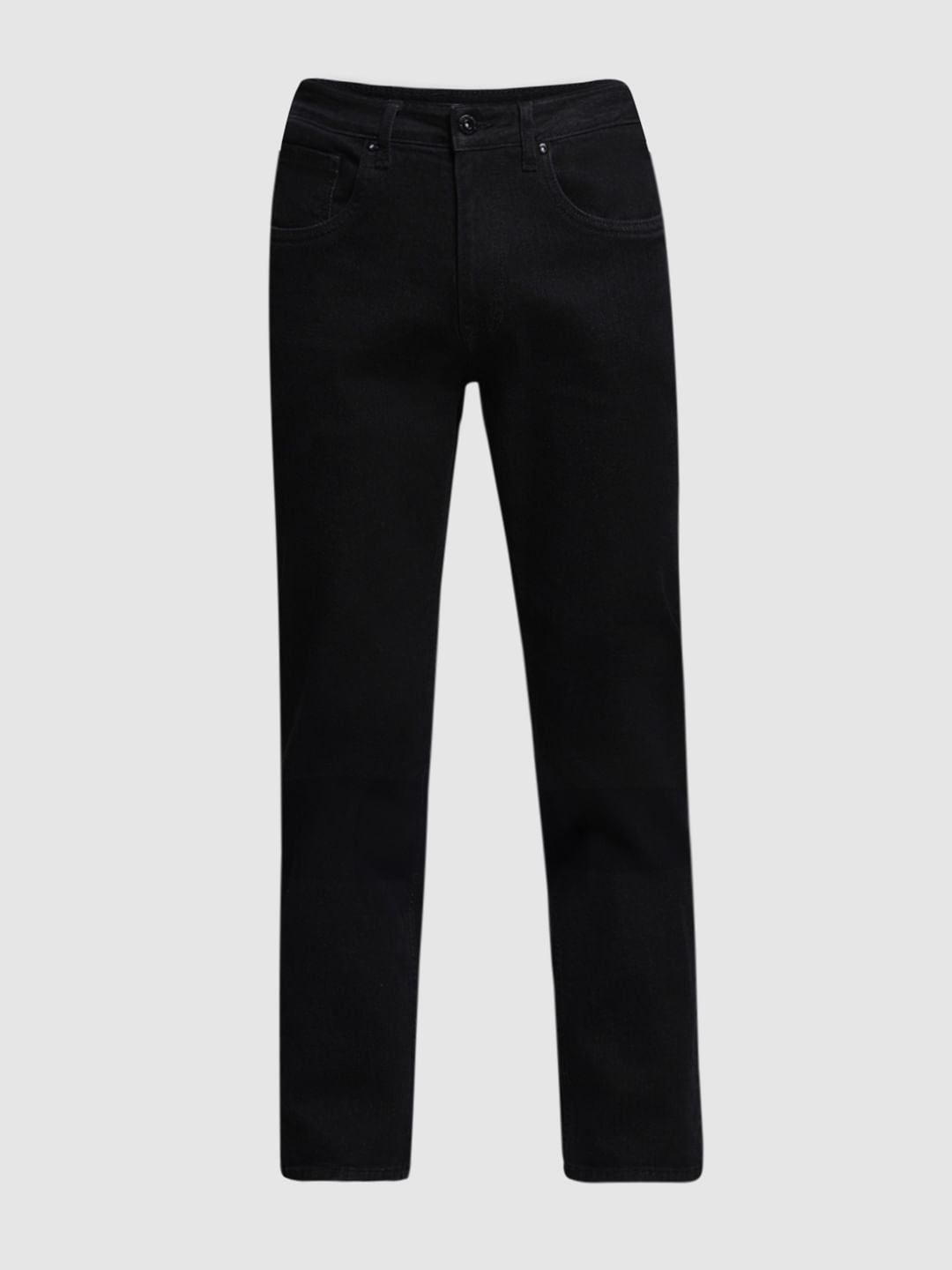 Black High Rise Bootcut Jeans
