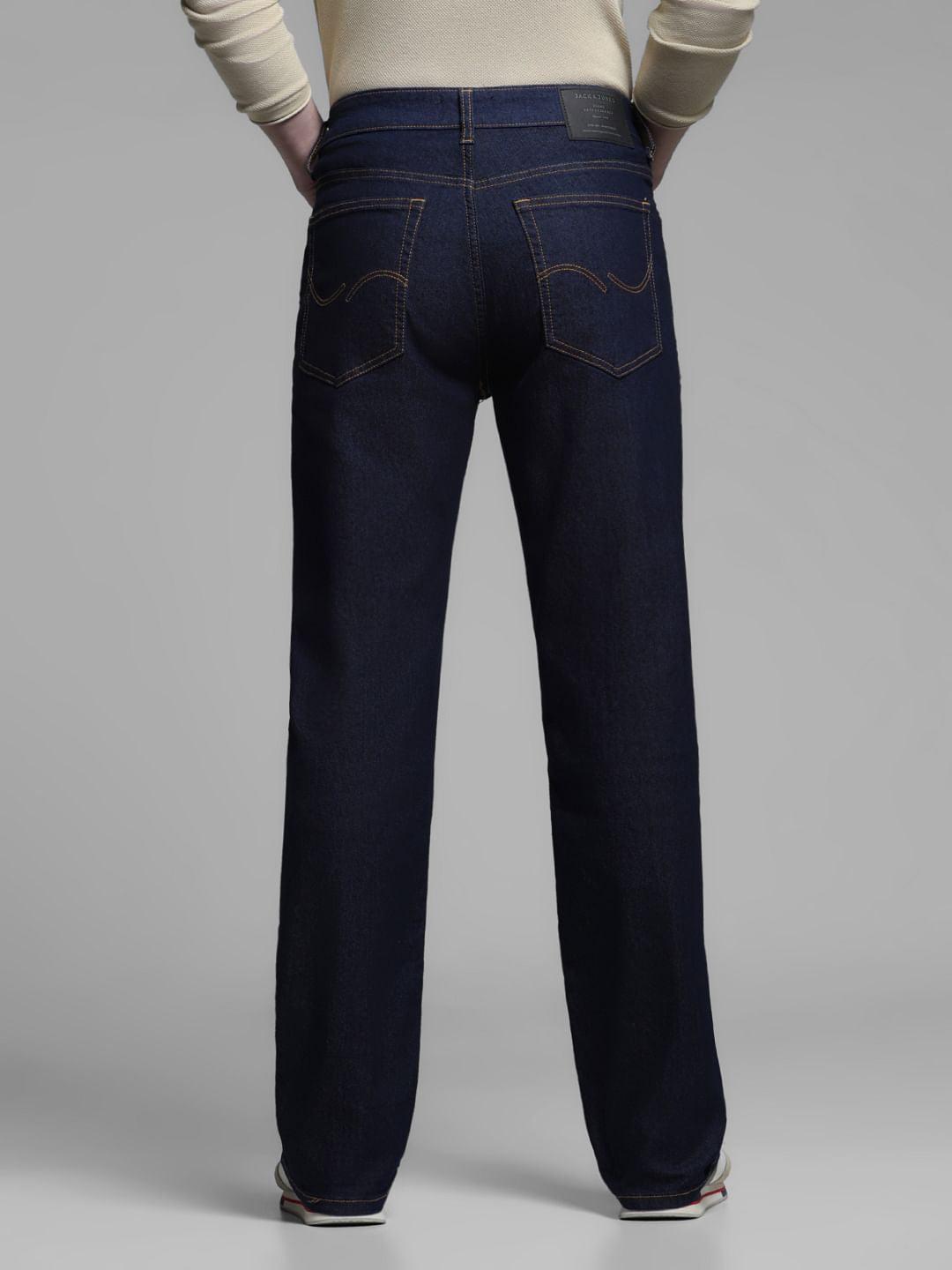 Dark Blue High Rise Bootcut Jeans