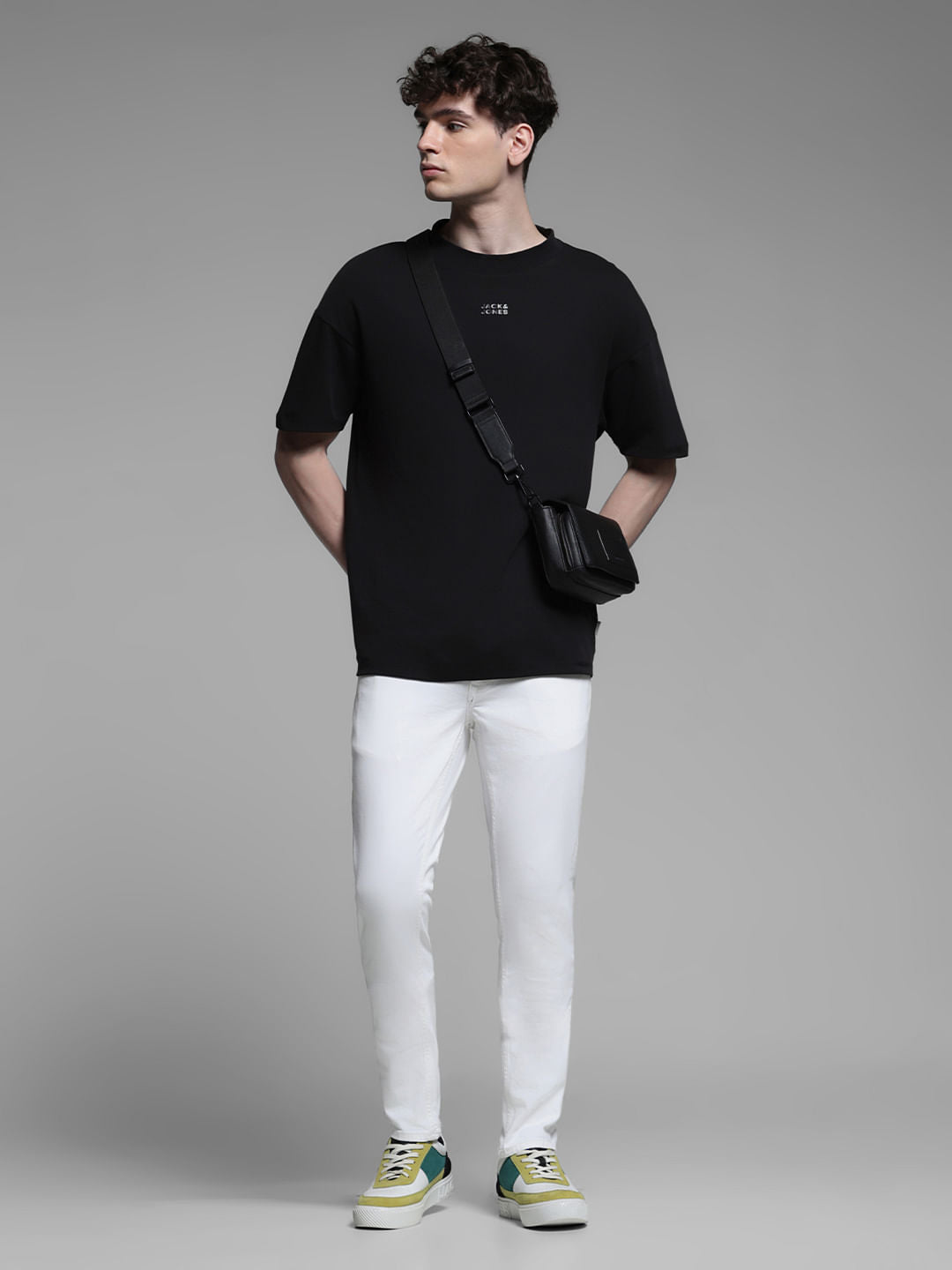 White Low Rise Ben Skinny Jeans