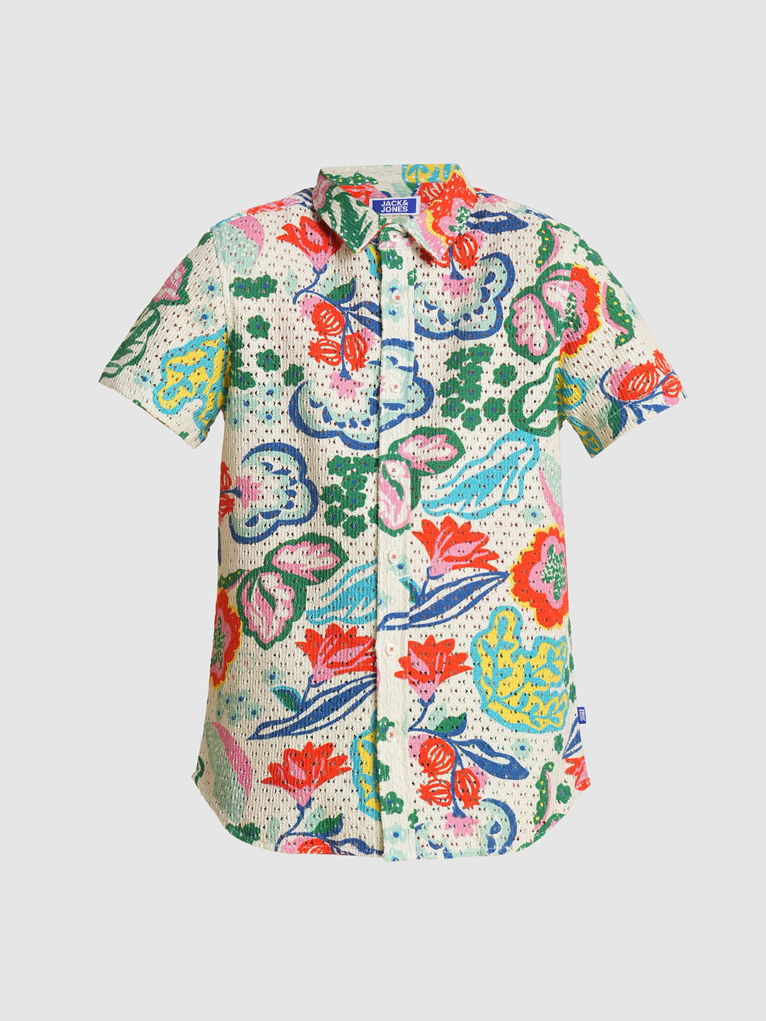 Boys Multi-Colour Printed Co-ord Set Shirt