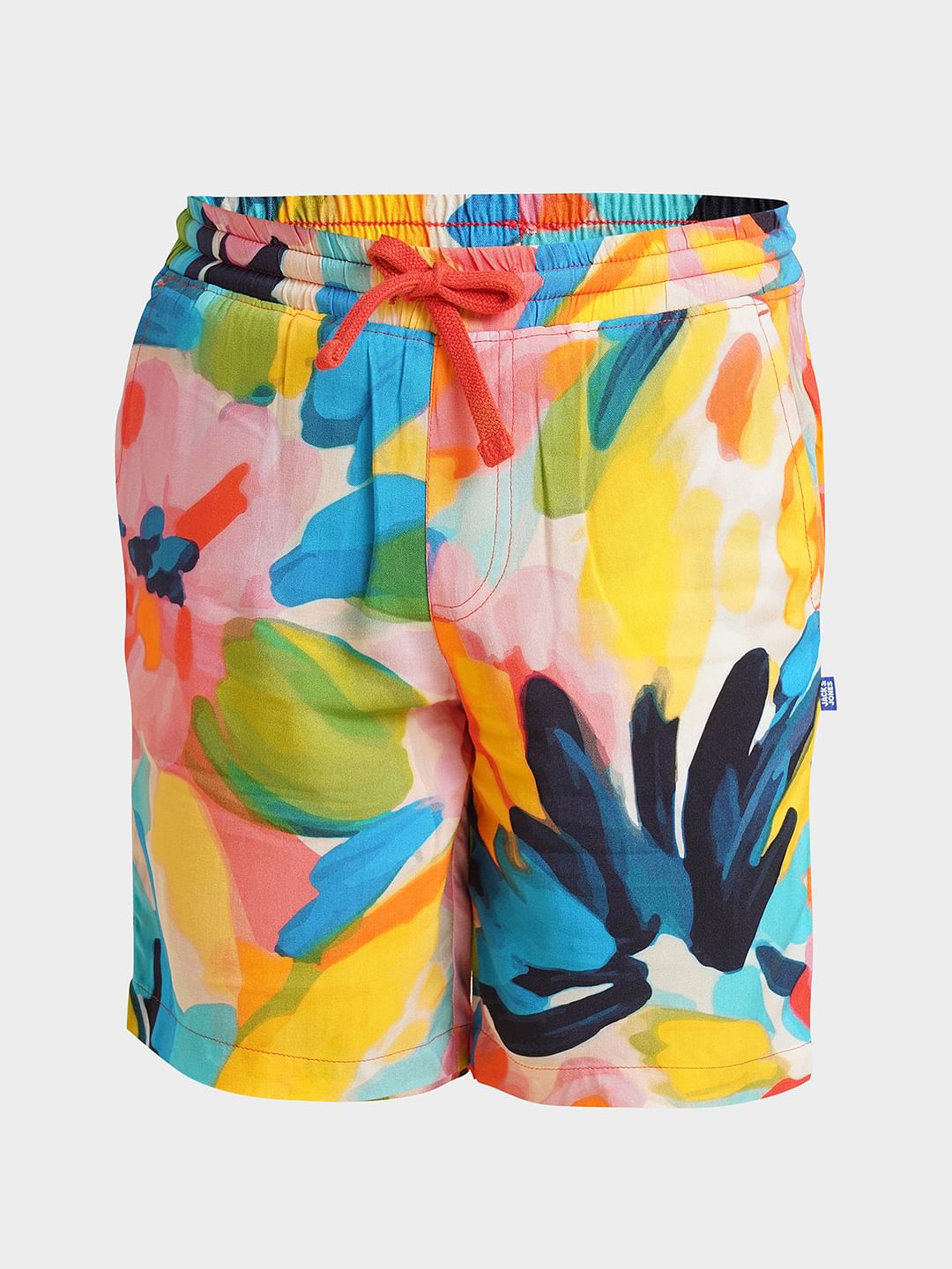 Boys Multi-Colour Printed Viscose Shorts