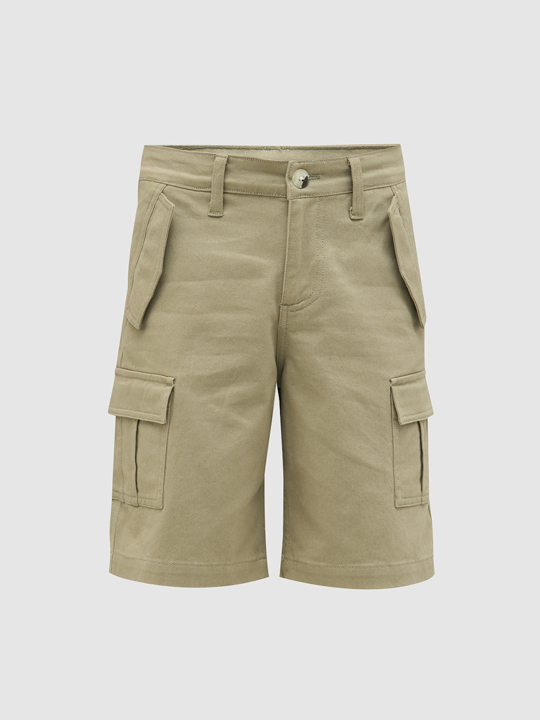 Boys Brown 5 Pockets Shorts