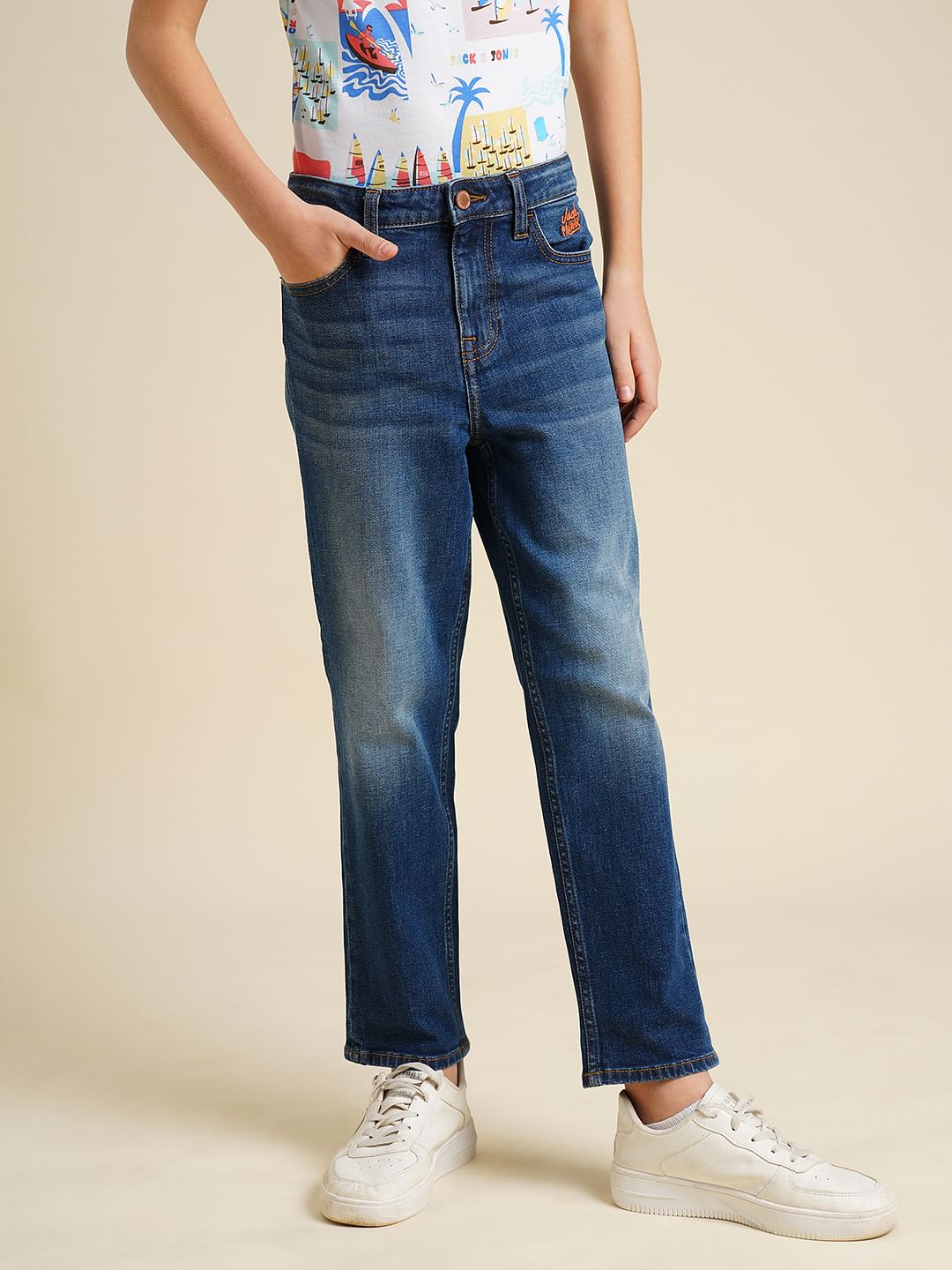 Boys Blue Clark Regular Fit Jeans