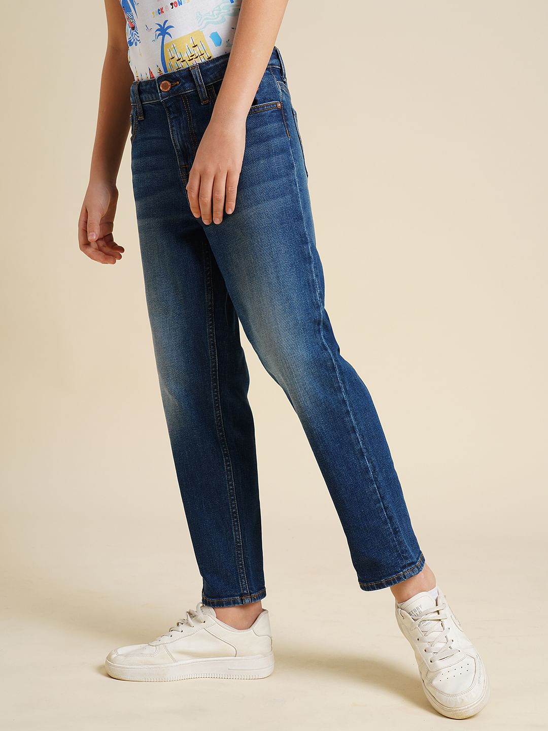 Boys Blue Clark Regular Fit Jeans