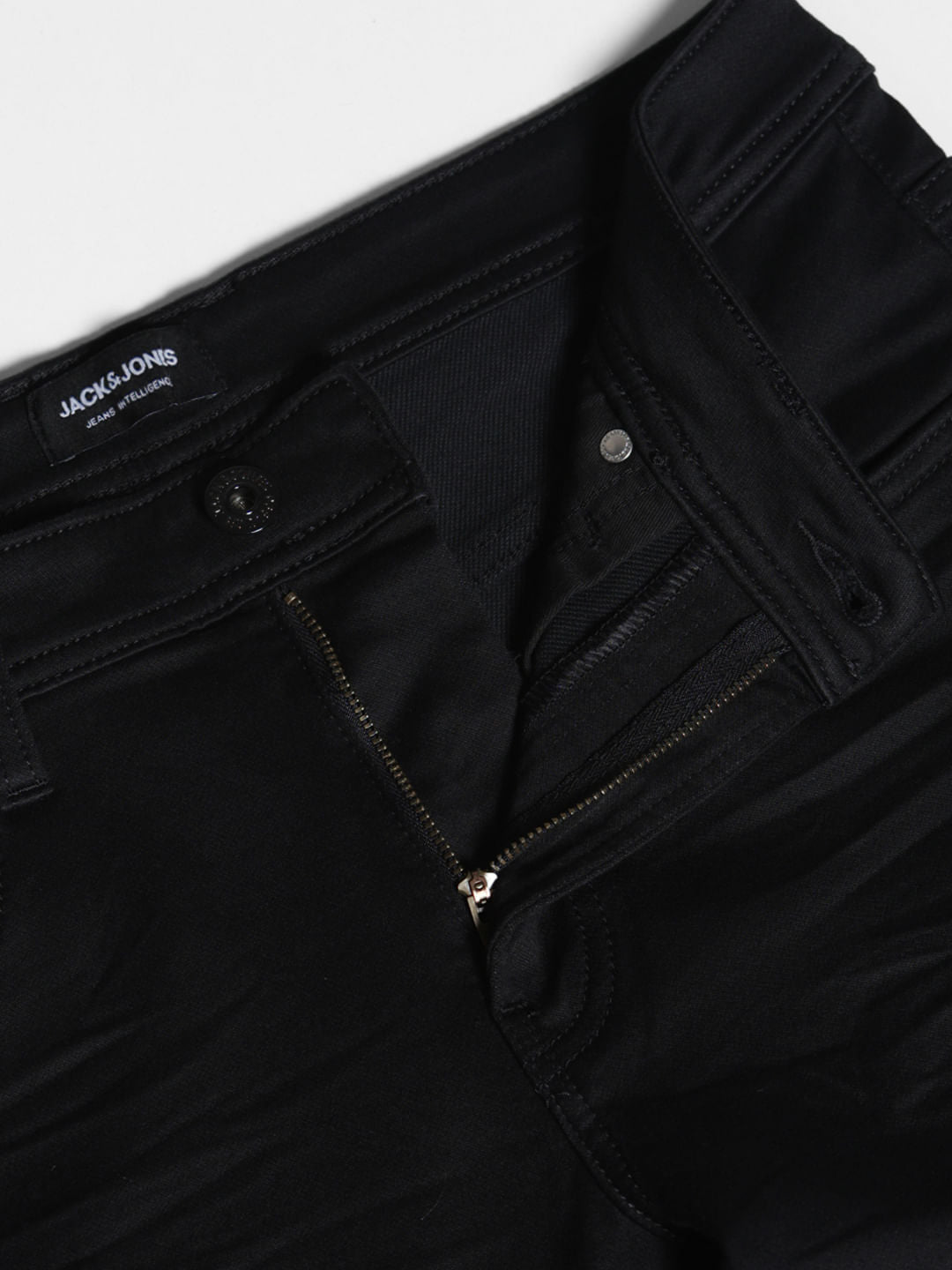 Washed Brak Slim Fit Jeans - Black