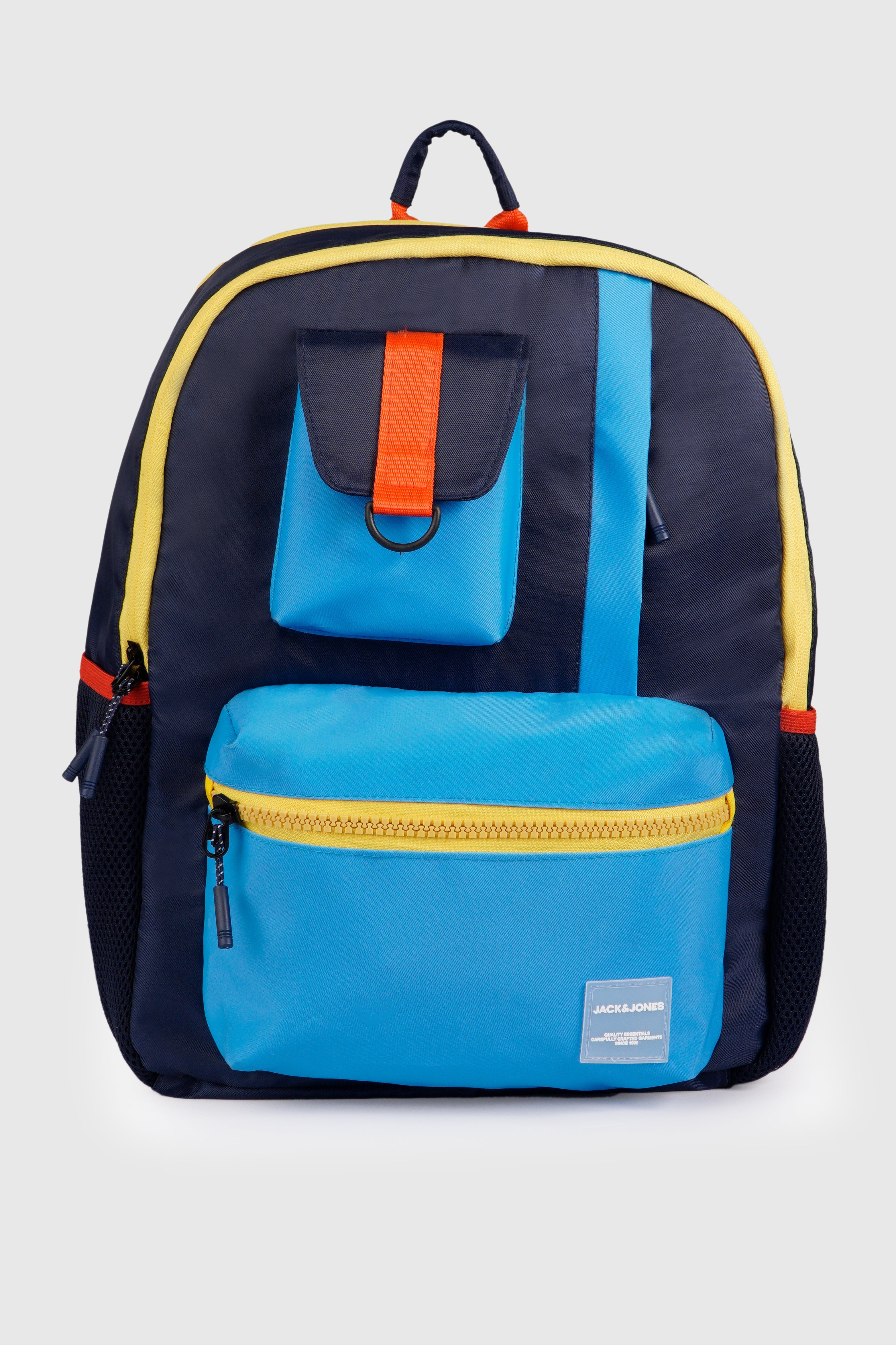 Boys Colourblocked Backpack