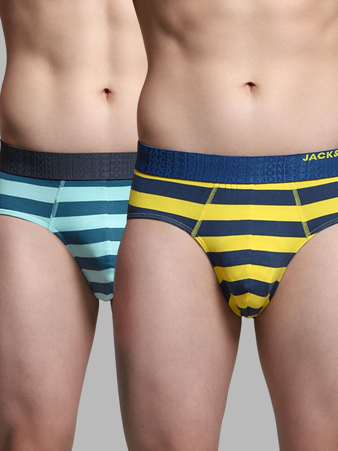 Pack Of 2 Rugby Striped Briefs