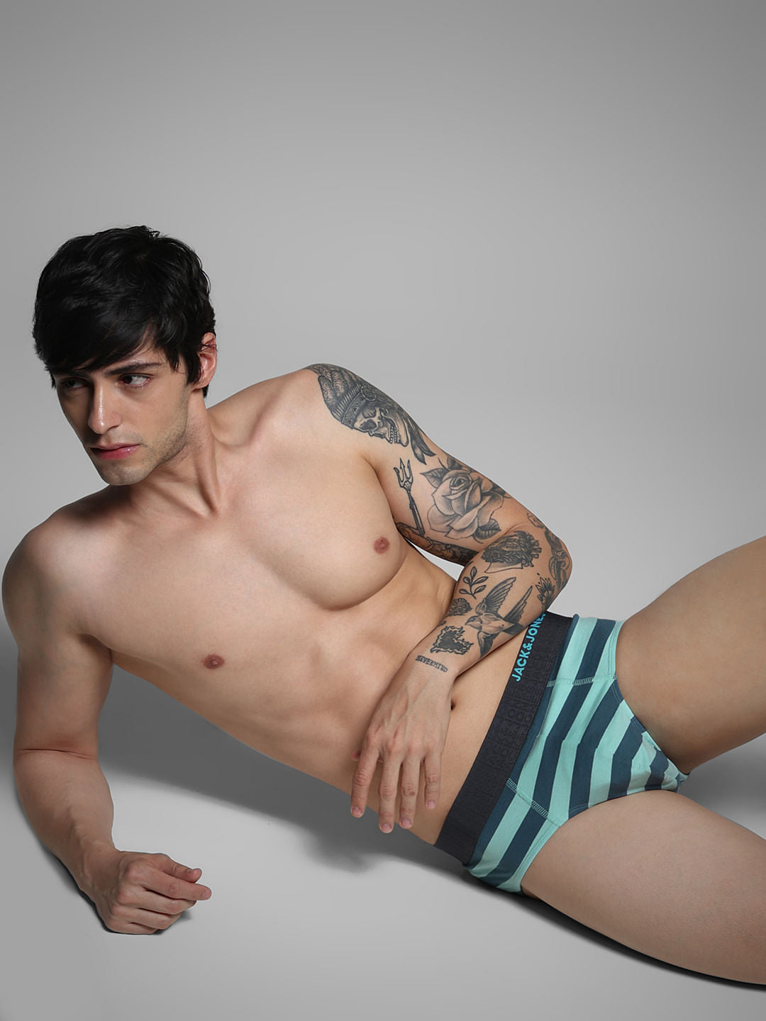 Pack Of 3 Rugby Striped Briefs