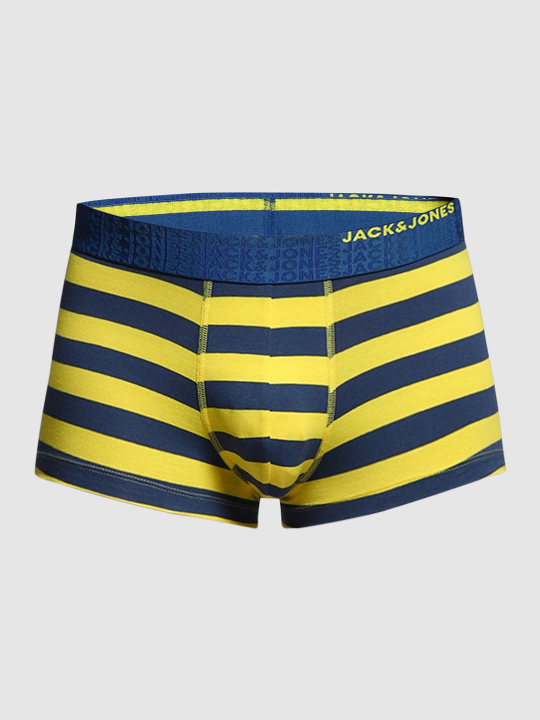 Yellow Rugby Striped Trunks