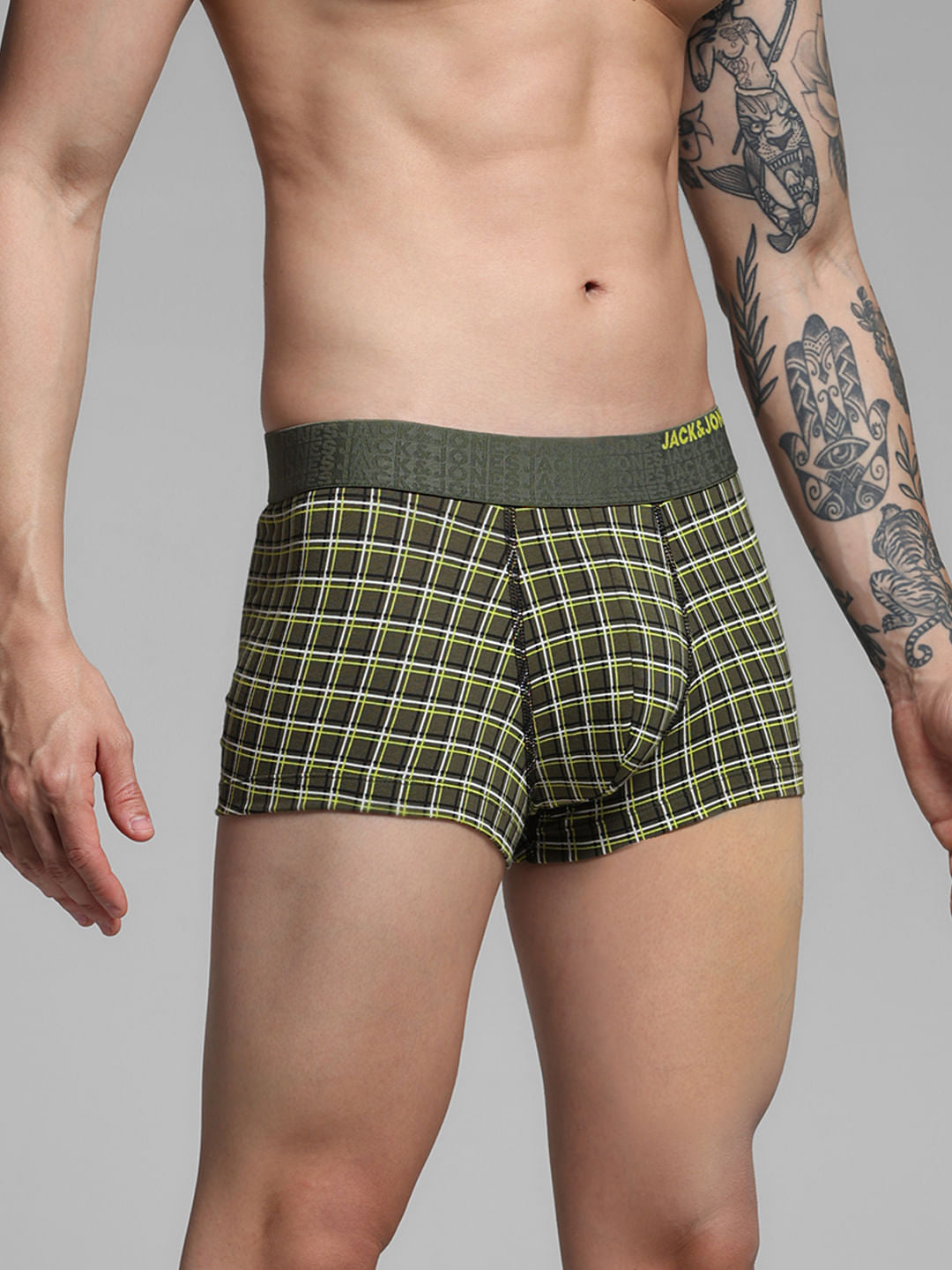 Pack of 2 Check Print Trunks