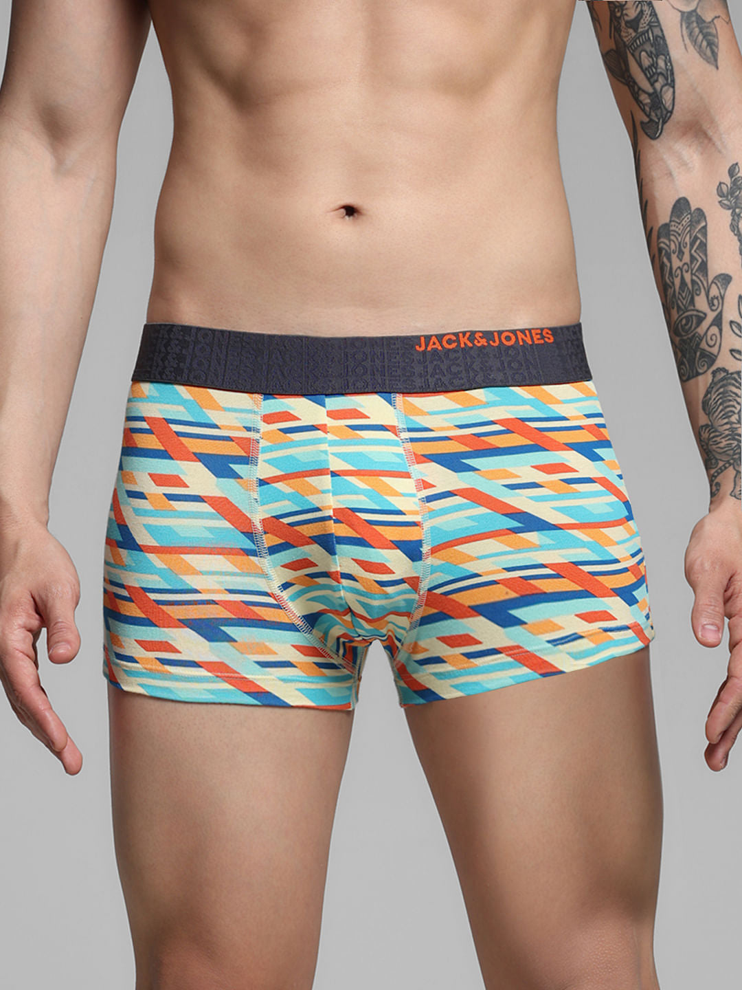 Pack of 2 Abstract Print Trunks