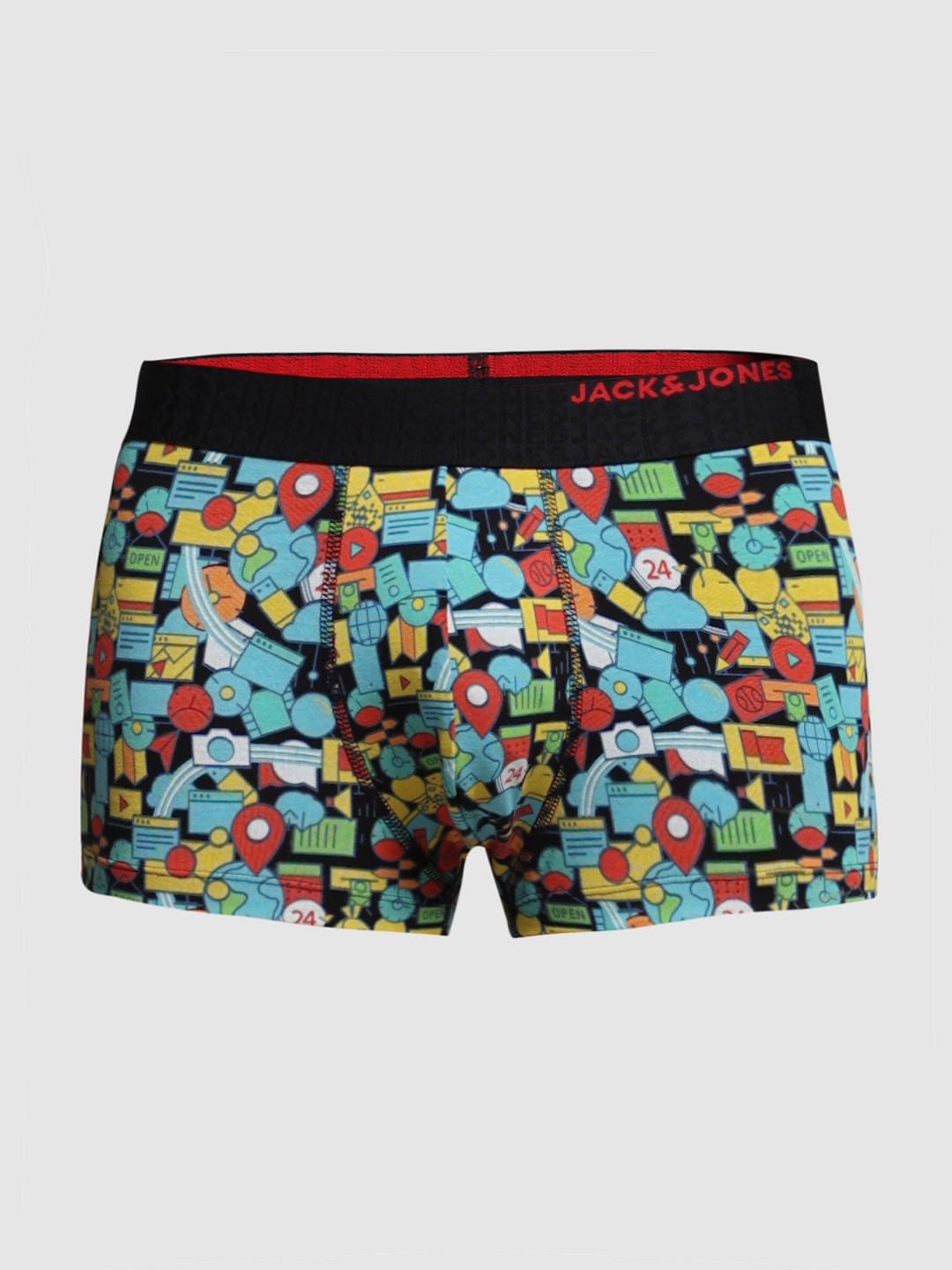 Pack of 2 Abstract Print Trunks