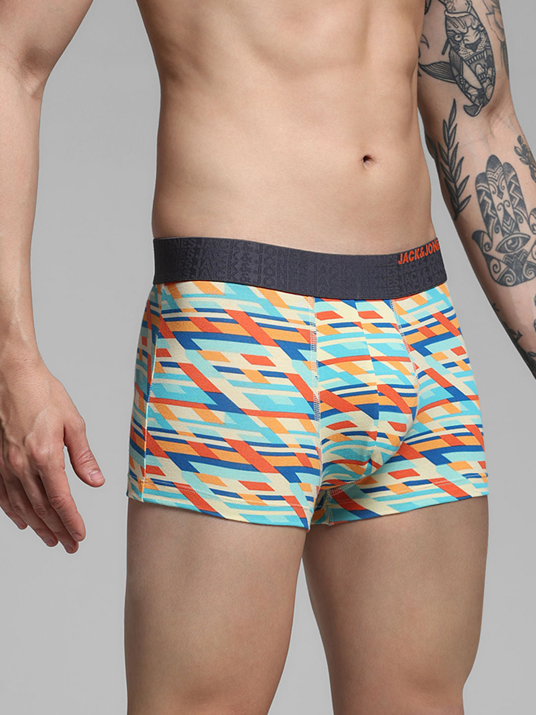 Pack of 2 Abstract Print Trunks
