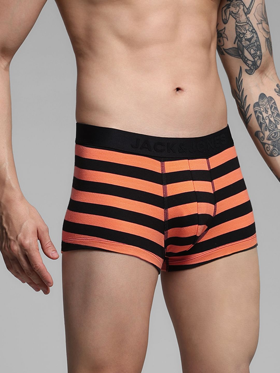 Pack Of 3 Rugby Striped Trunks