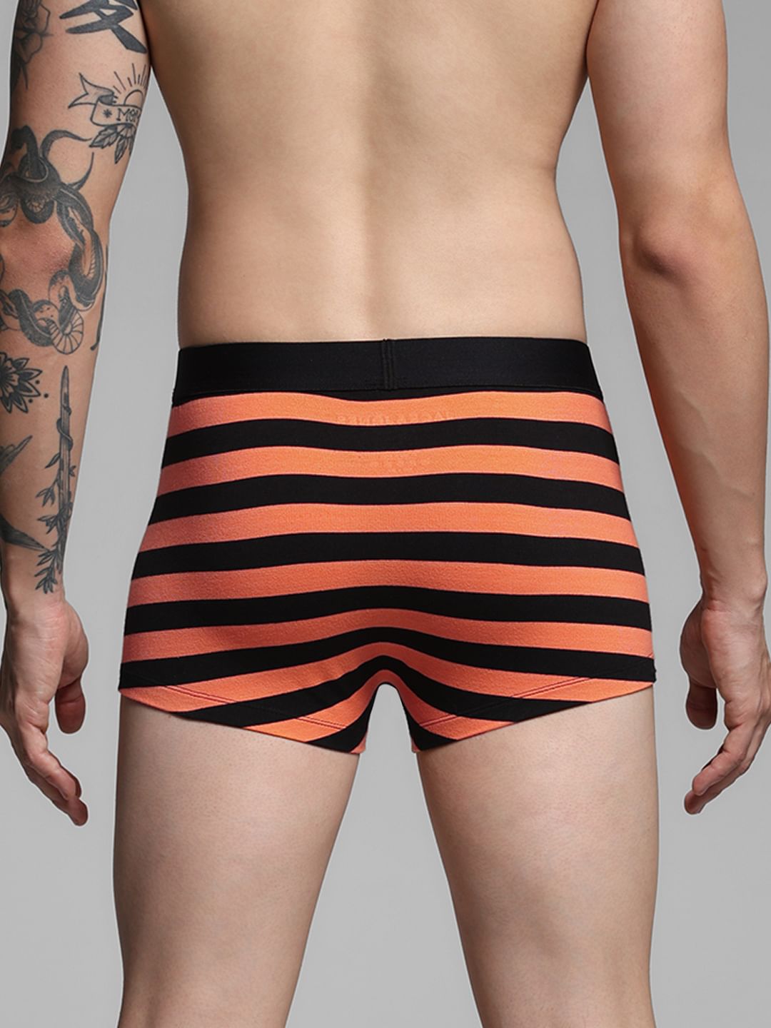 Pack Of 3 Rugby Striped Trunks