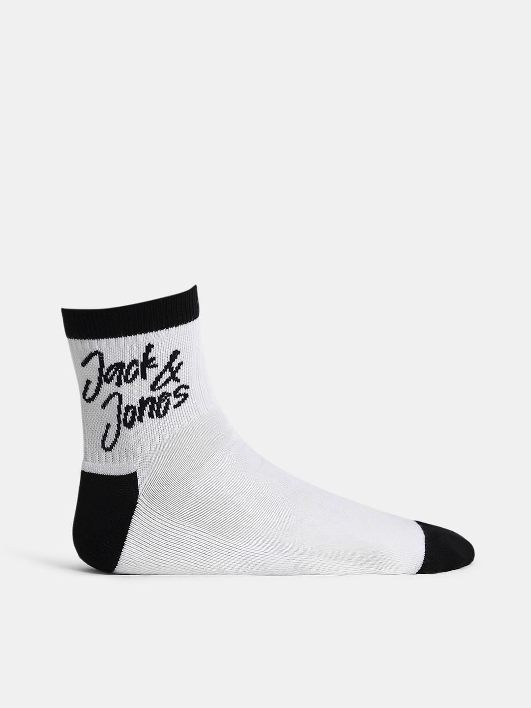 White Pack Of 3 Terry Ankle Length Socks