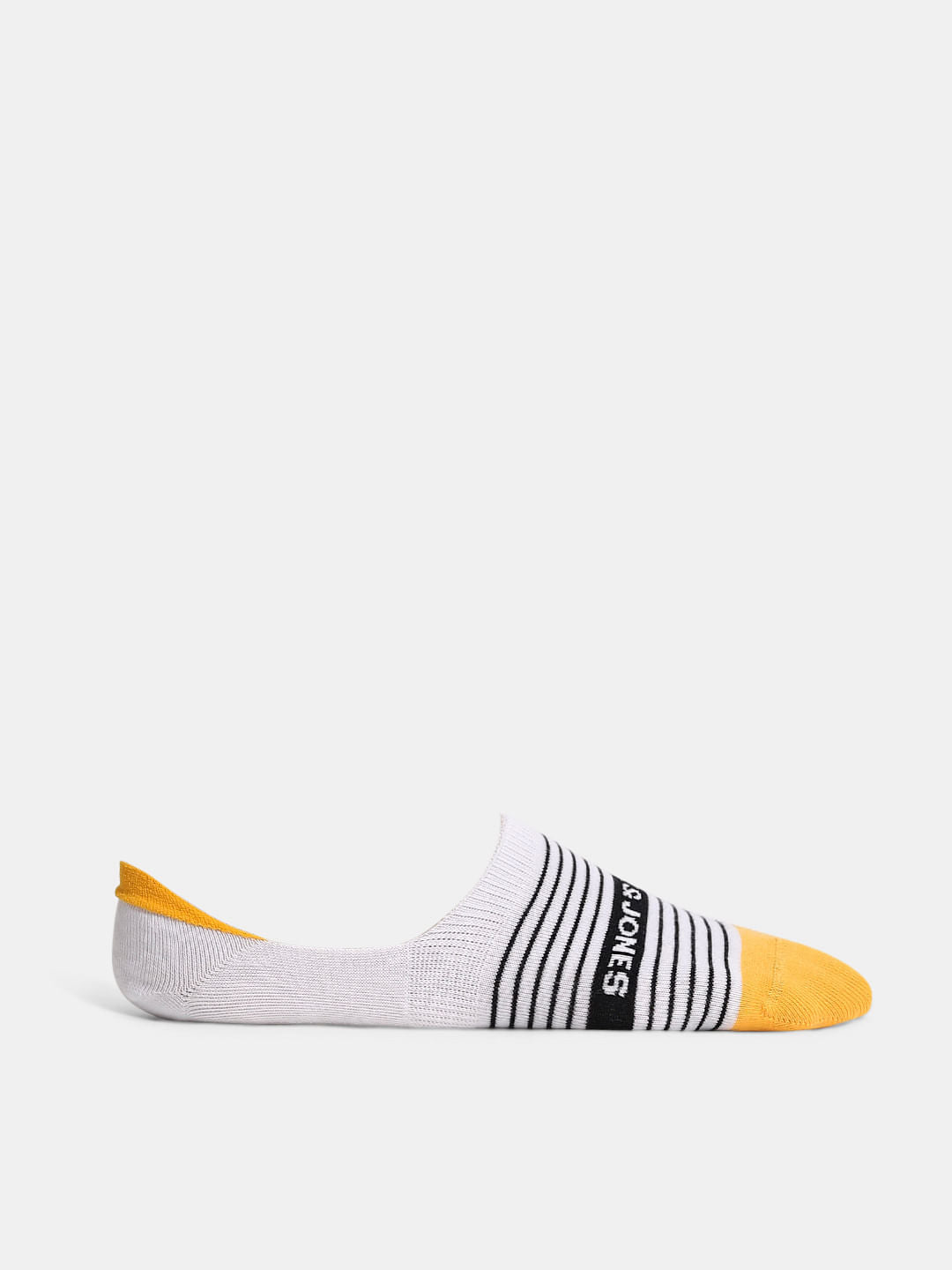 Pack of 2 Striped No Show Socks