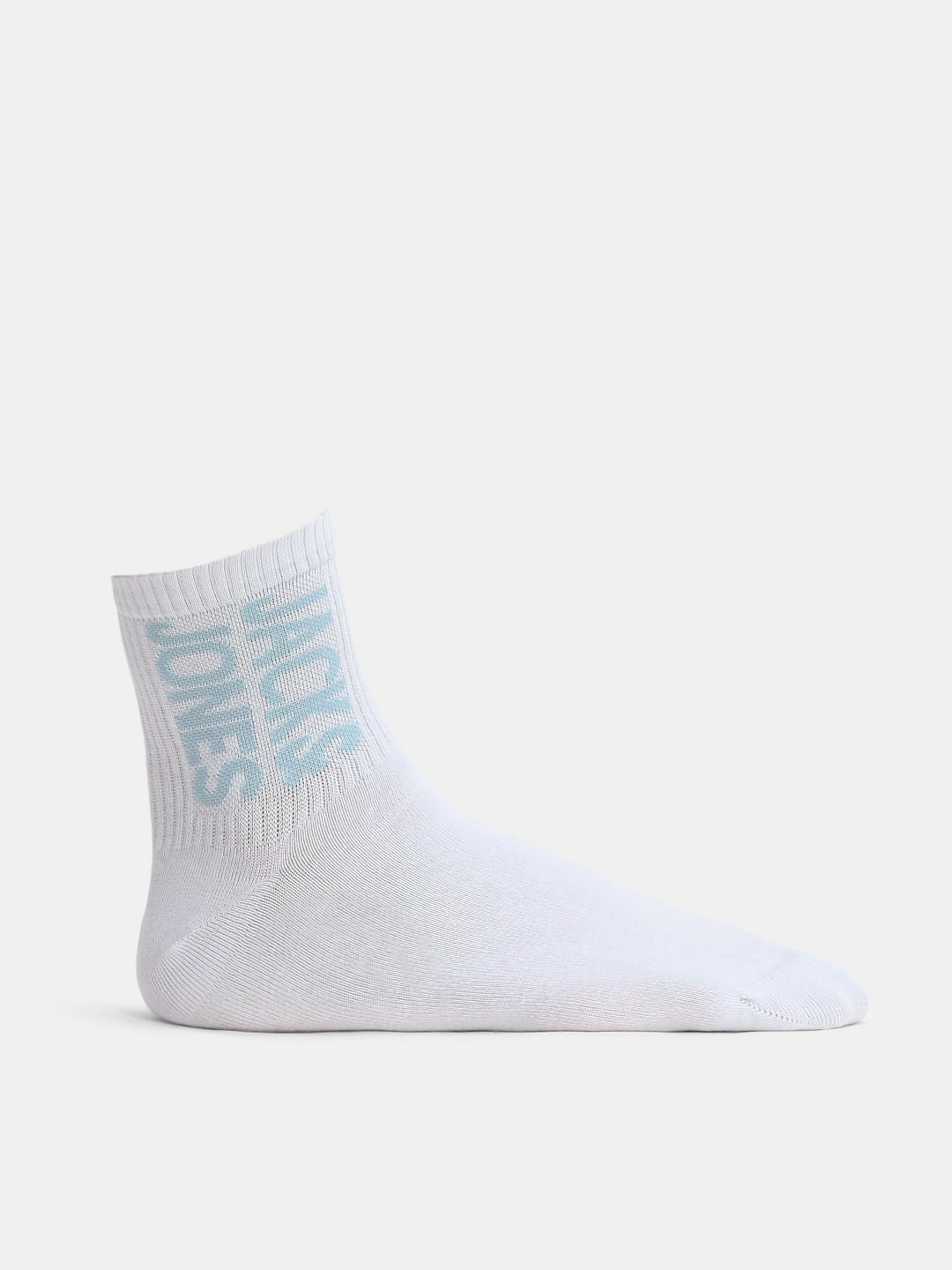 Pack Of 5 Logo Print Mid Length Socks