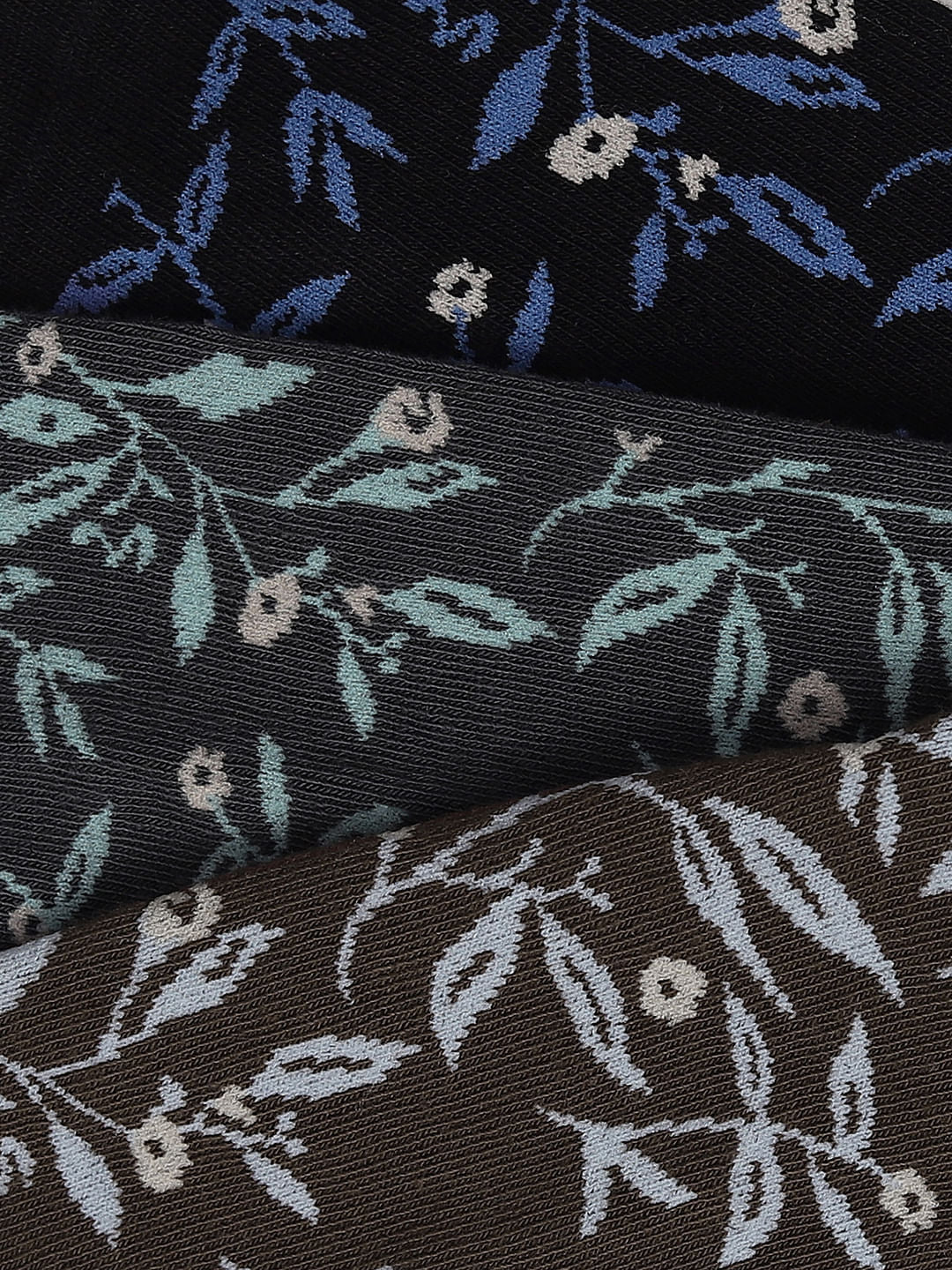 Pack Of 3 Printed Ankle Length Socks