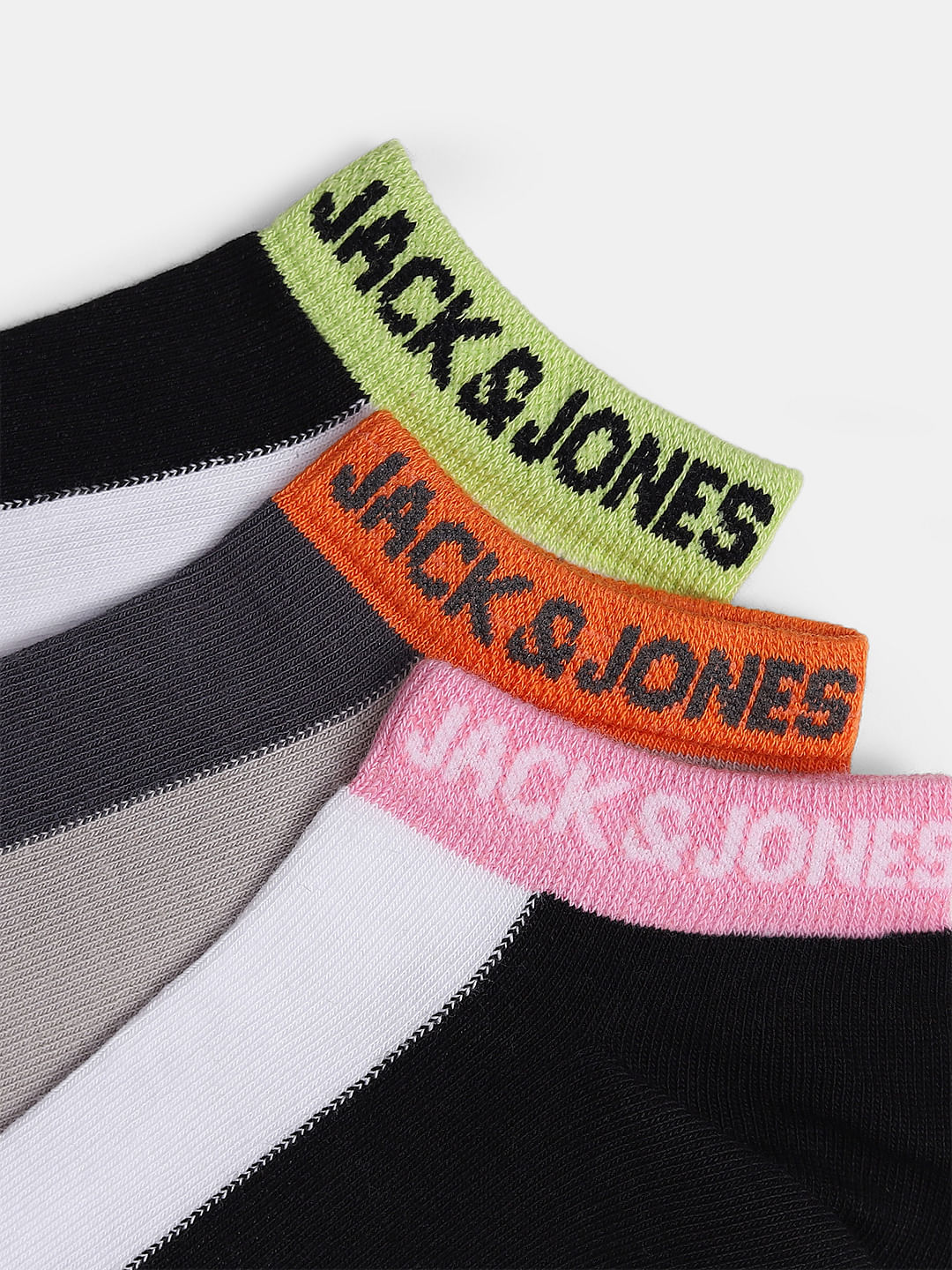 Pack Of 3 Colourblocked Ankle Length Socks