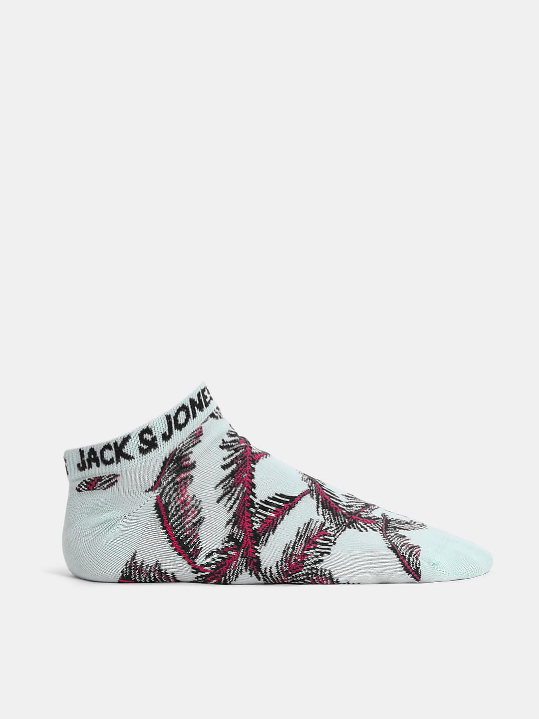 Pack Of 2 Tropical Print Ankle Length Socks