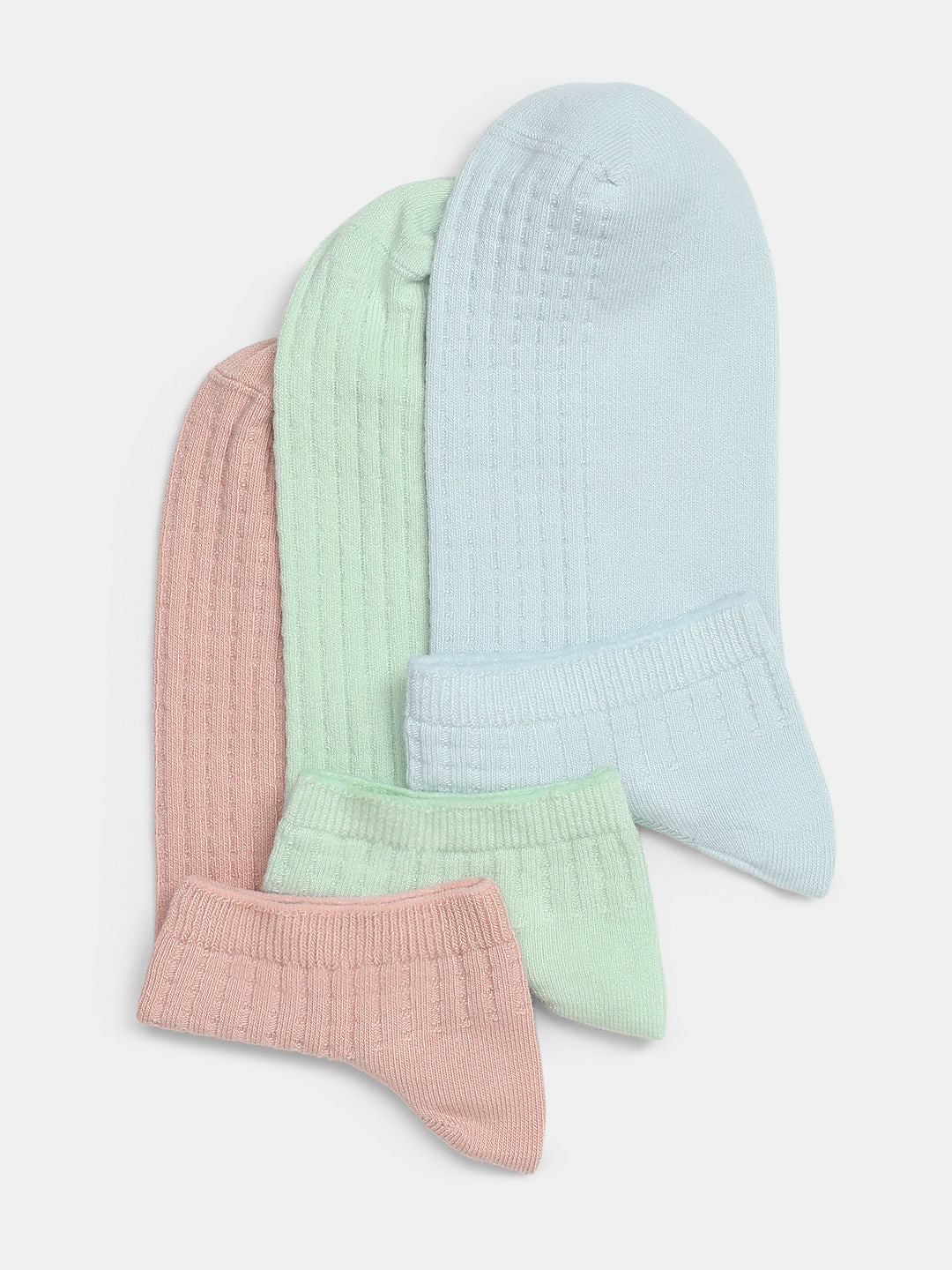 Pack Of 3 Ankle Length Socks