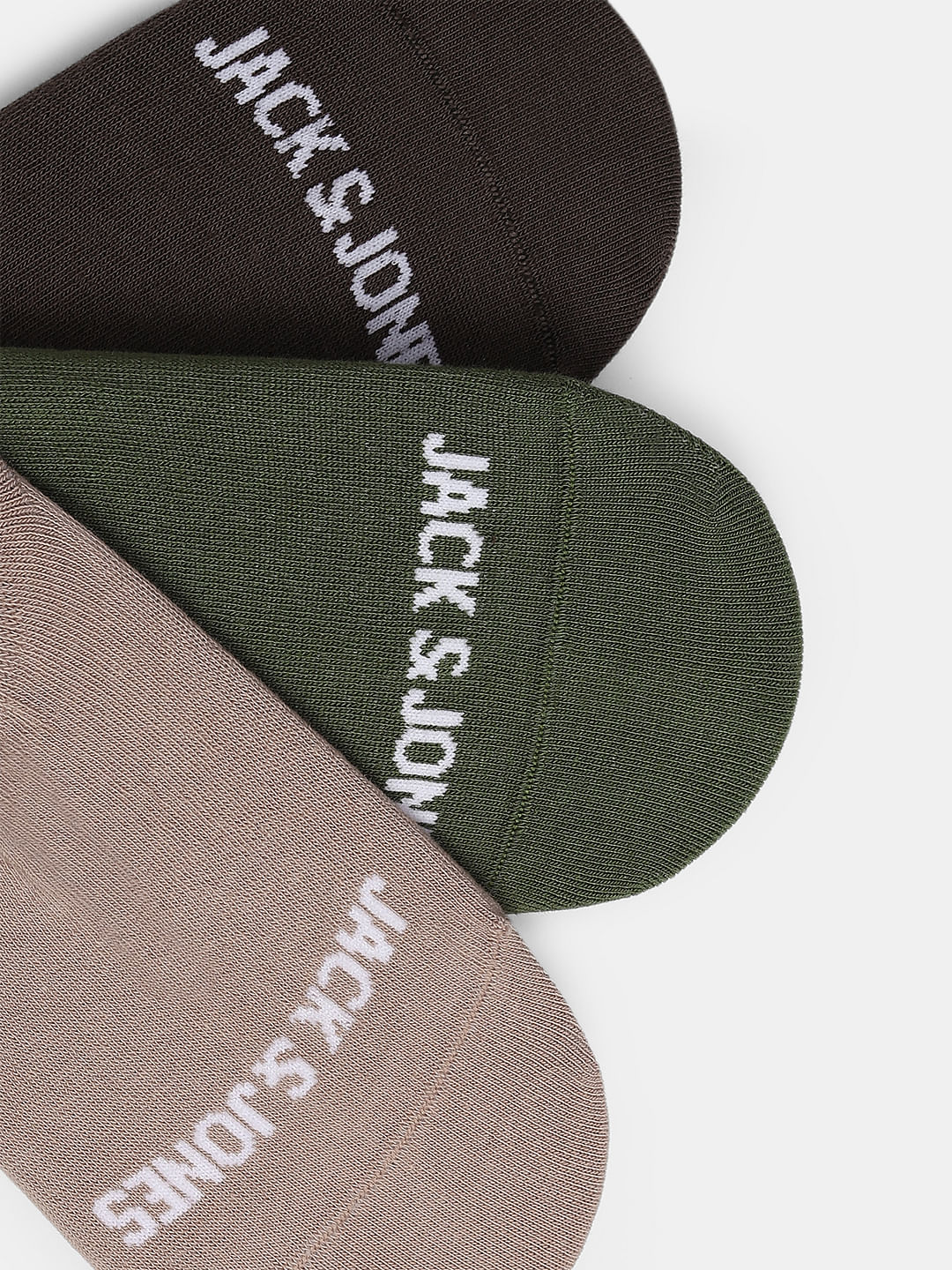 Pack Of 3 No Show Socks