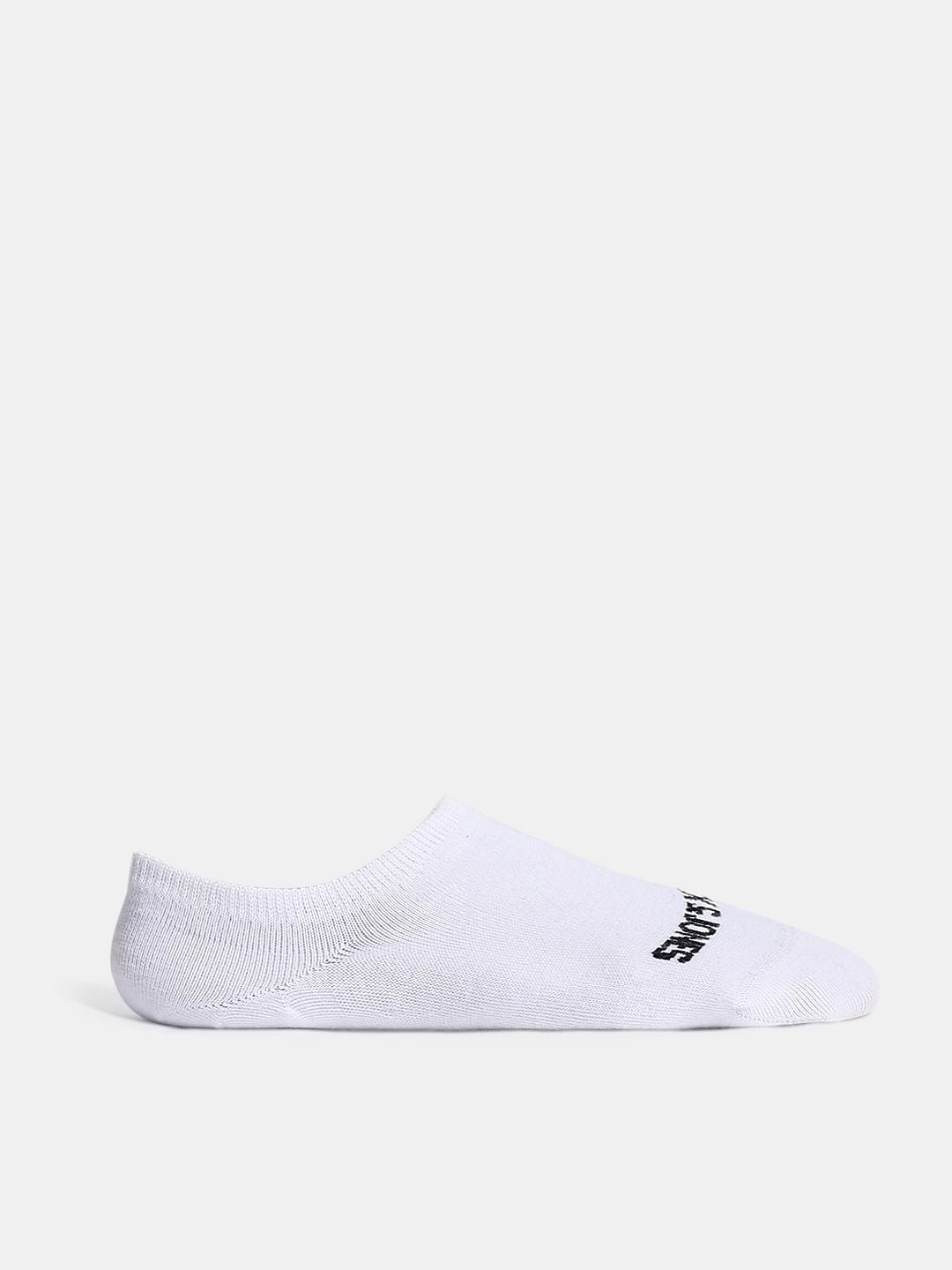 Pack Of 3 White No Show Socks