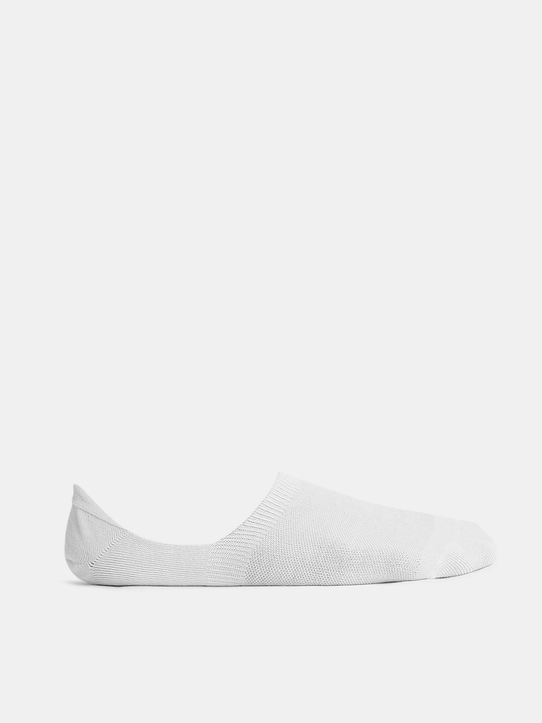 Pack of 5 White No Show Socks