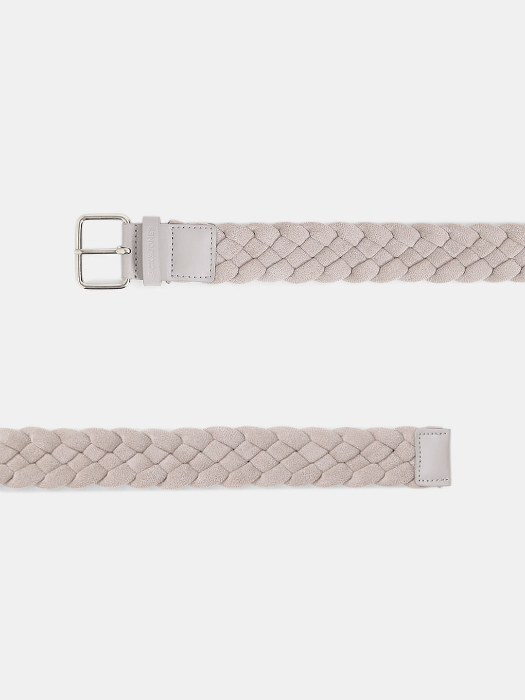 Light Beige Braided Belt
