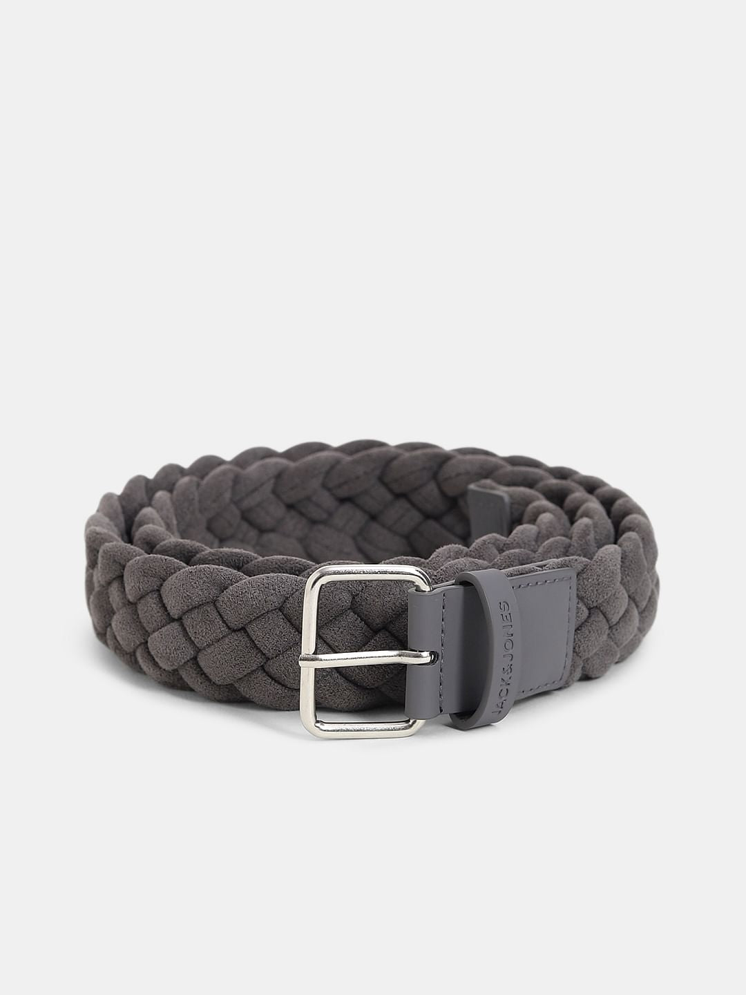 Dark Grey Braided Belt
