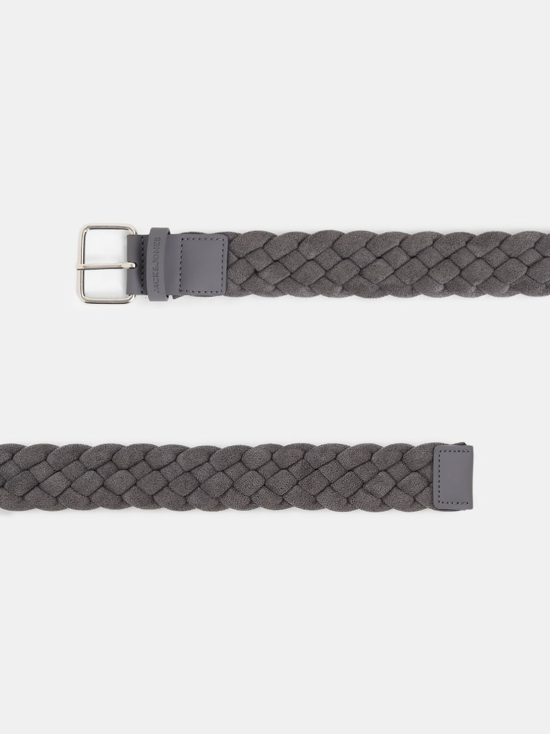 Dark Grey Braided Belt
