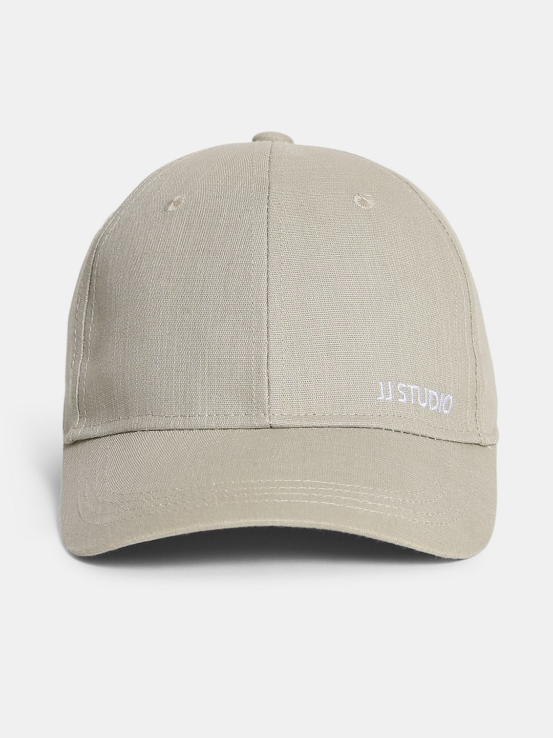 Light Beige Linen Bucket Hat