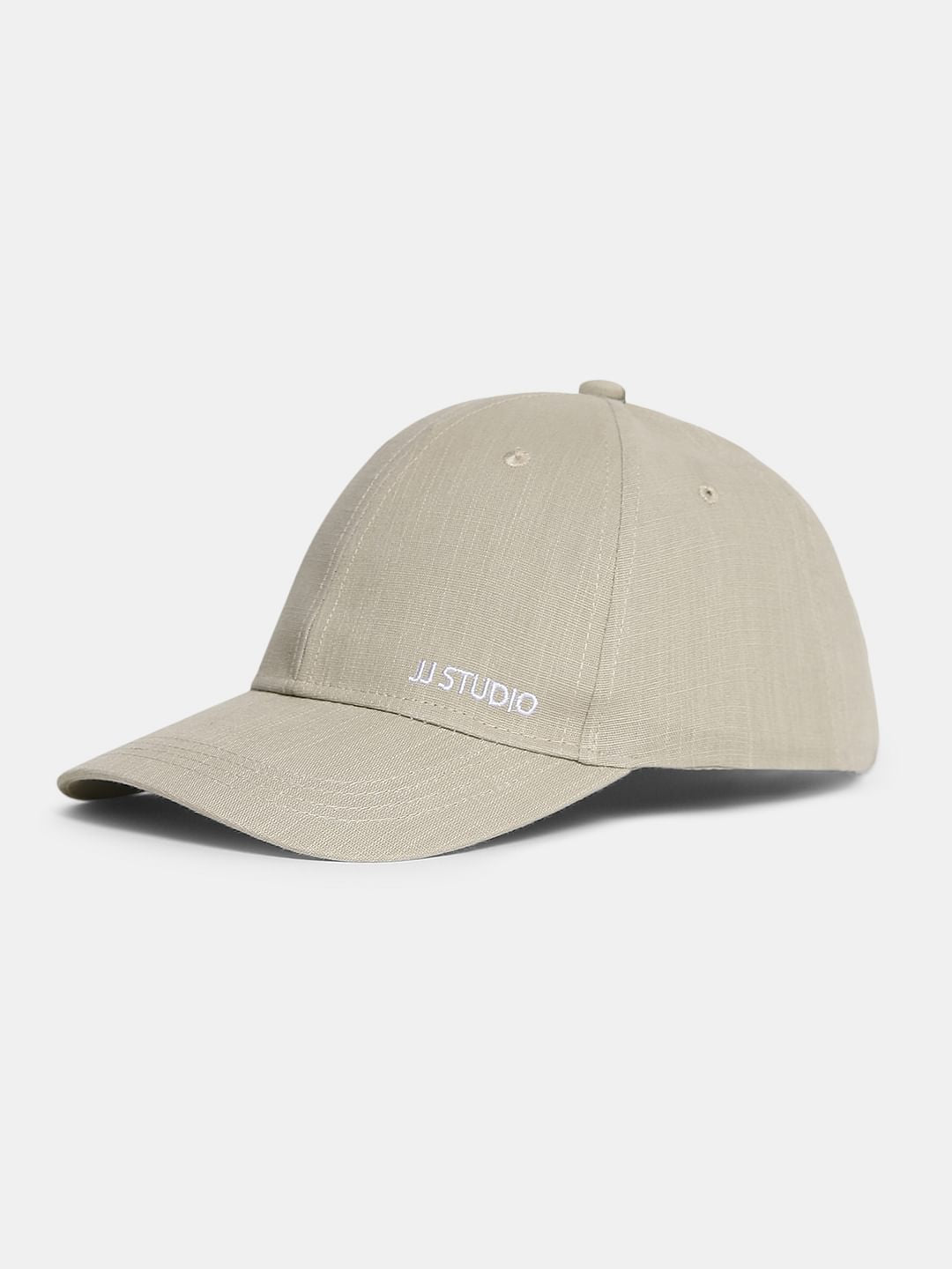 Light Beige Linen Bucket Hat