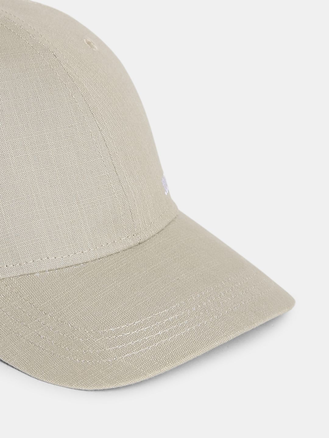 Light Beige Linen Bucket Hat