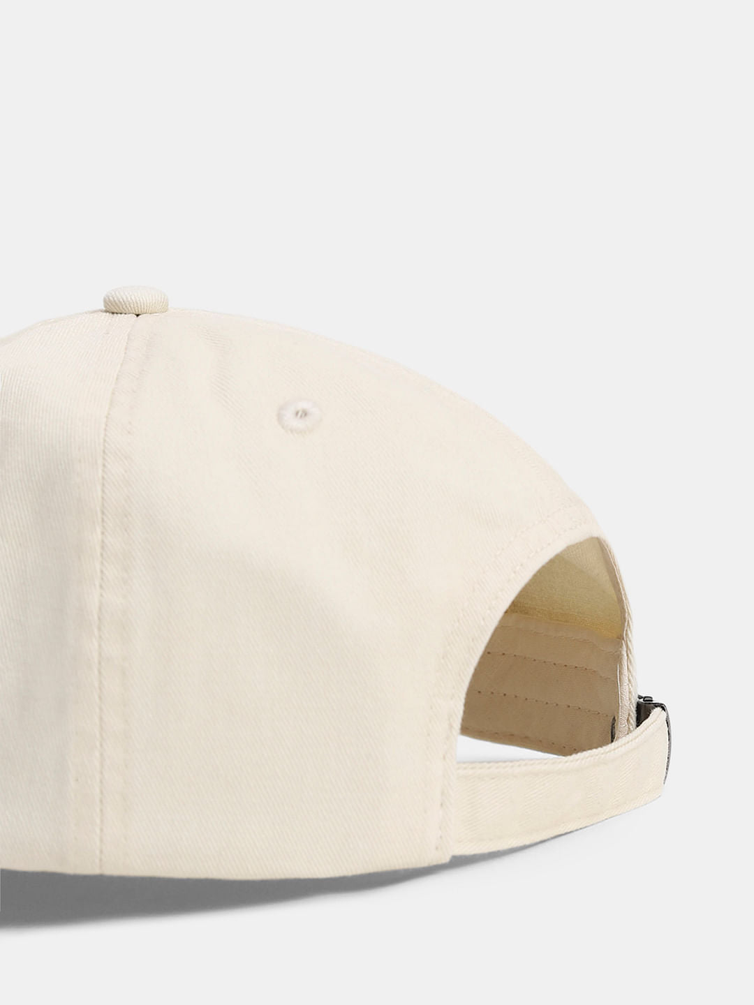 Light Cream Embroidered Logo Cap