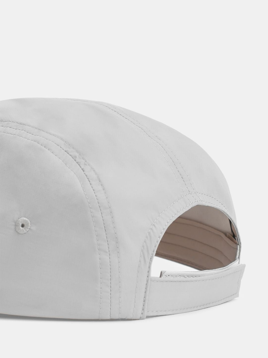 Light Grey Logo Print Cap