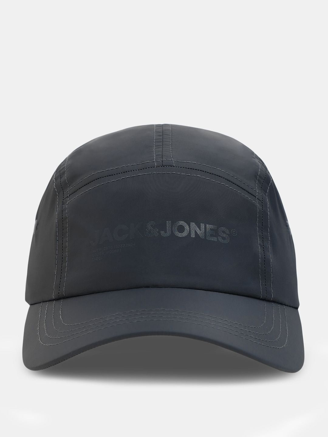 Dark Grey Logo Print Cap