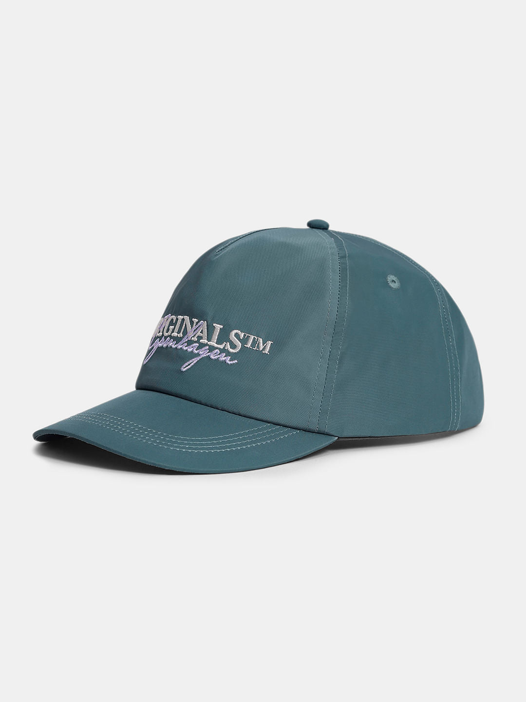 Grey Logo Print Cap
