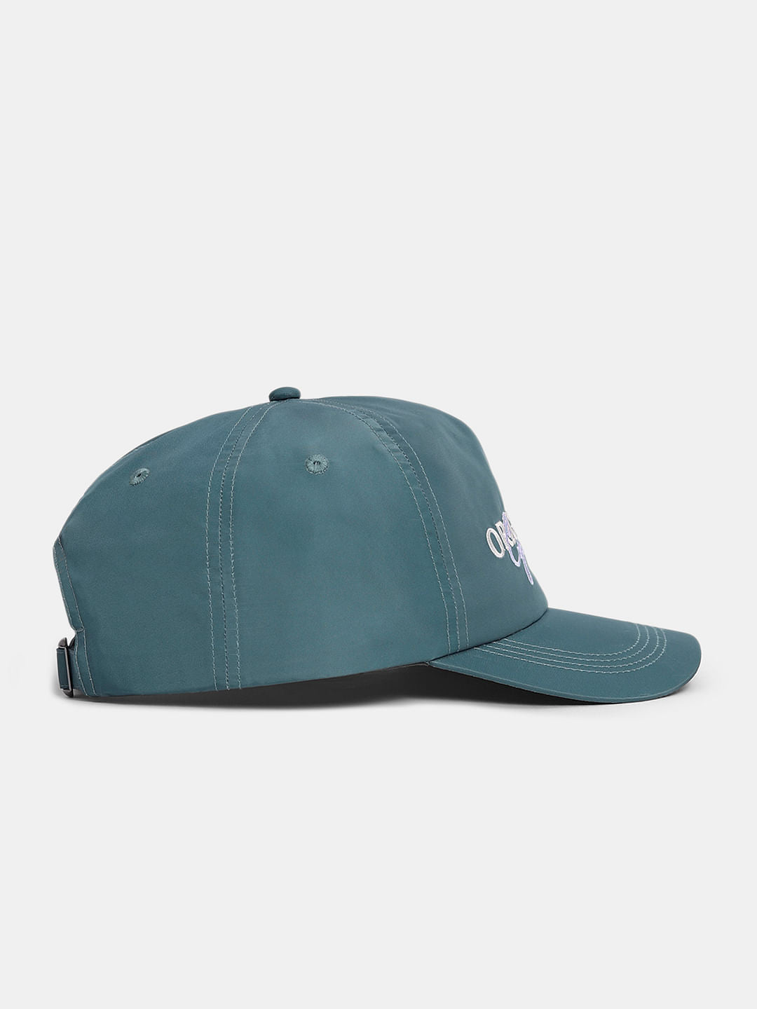 Grey Logo Print Cap
